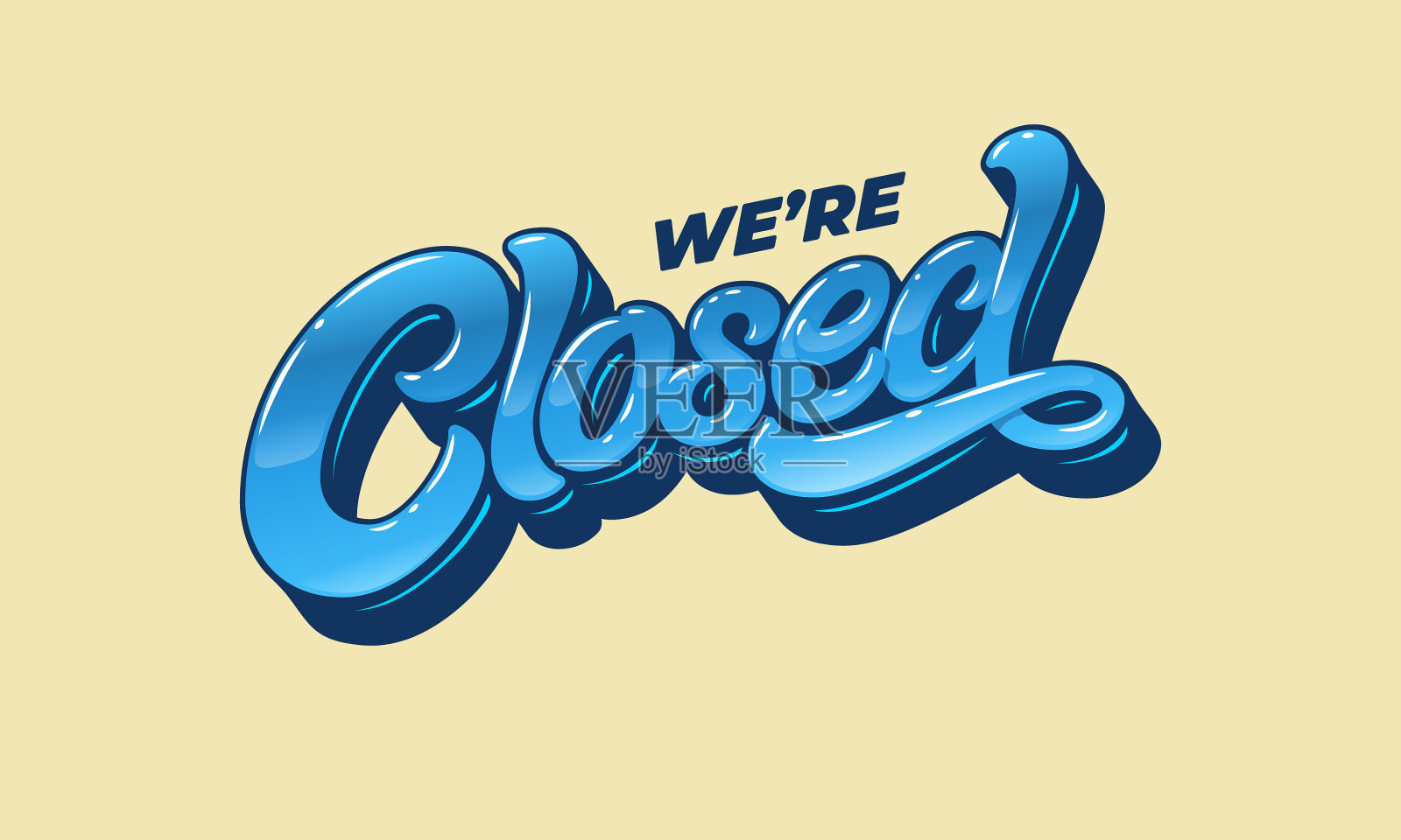 字体我们关闭设计标志插画图片素材