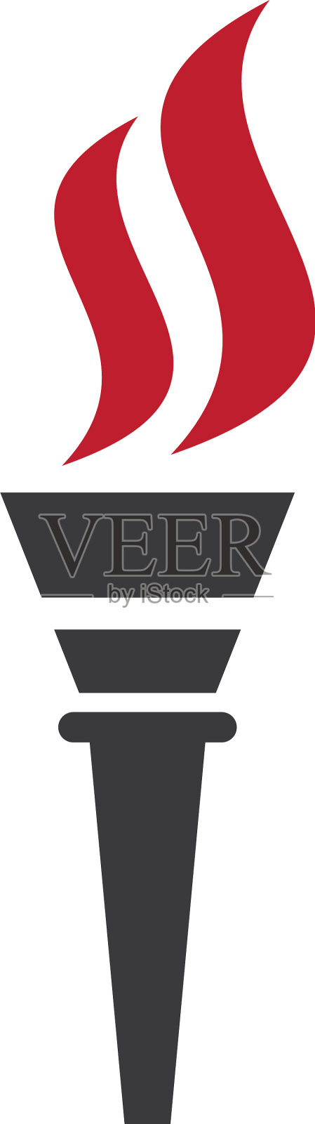 火炬标志设计元素图片