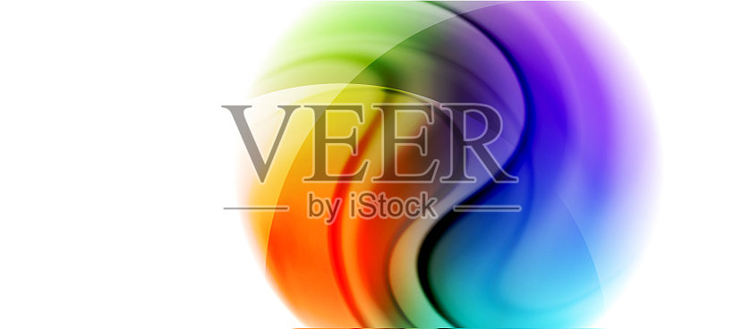 摘要背景流体混合梯度液体设计元素图片