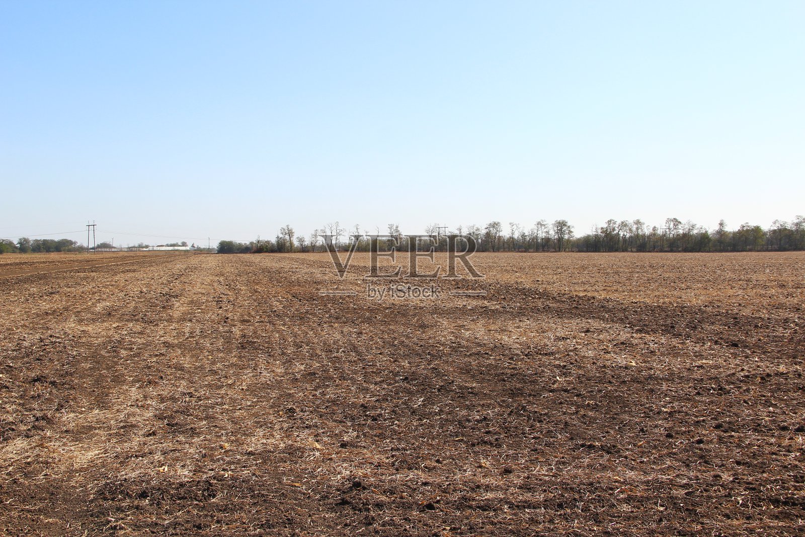耕地好，天气好照片摄影图片