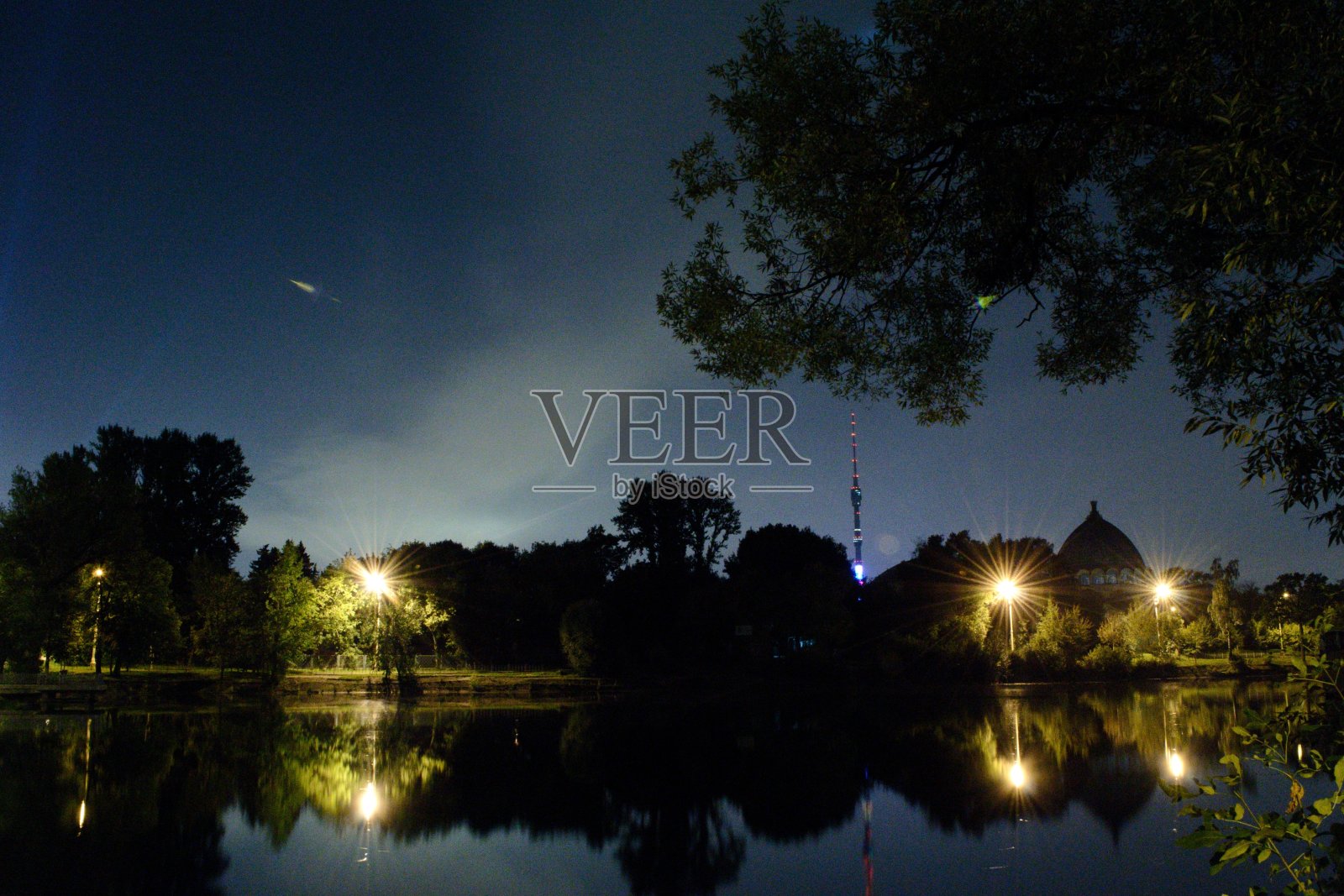 晚上的风景照片摄影图片