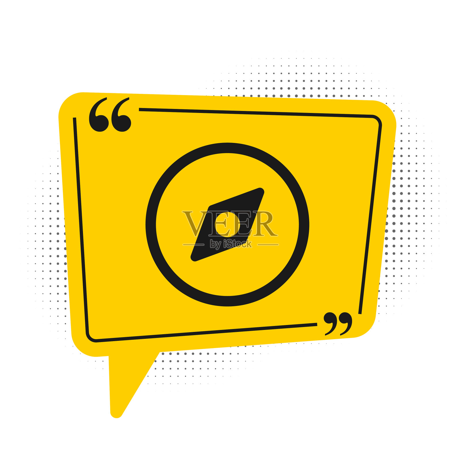 黑色罗盘图标孤立在白色背景上插画图片素材