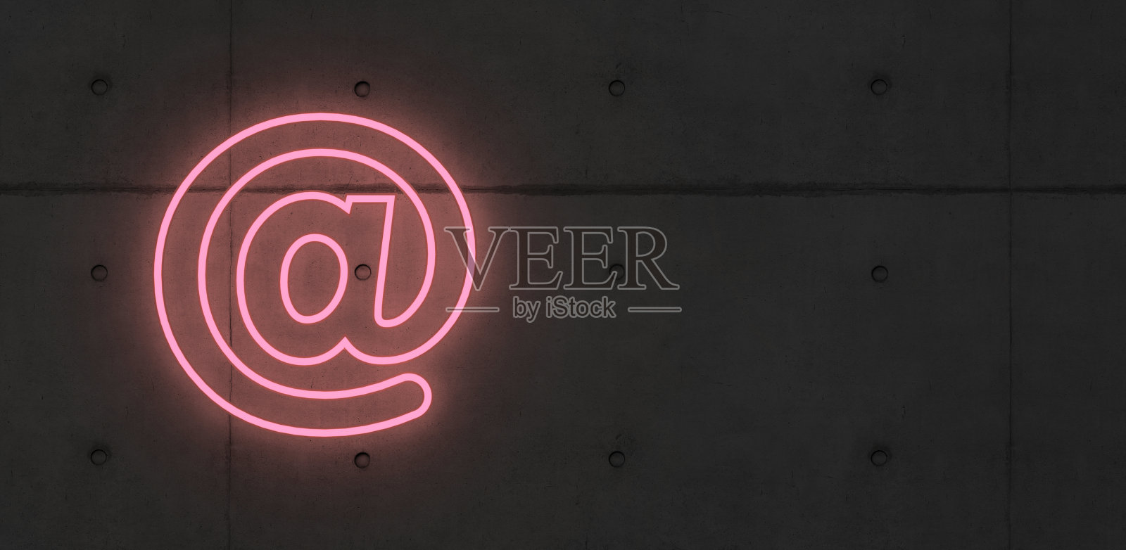 商务联系图标符号为互联网与霓虹灯照片摄影图片