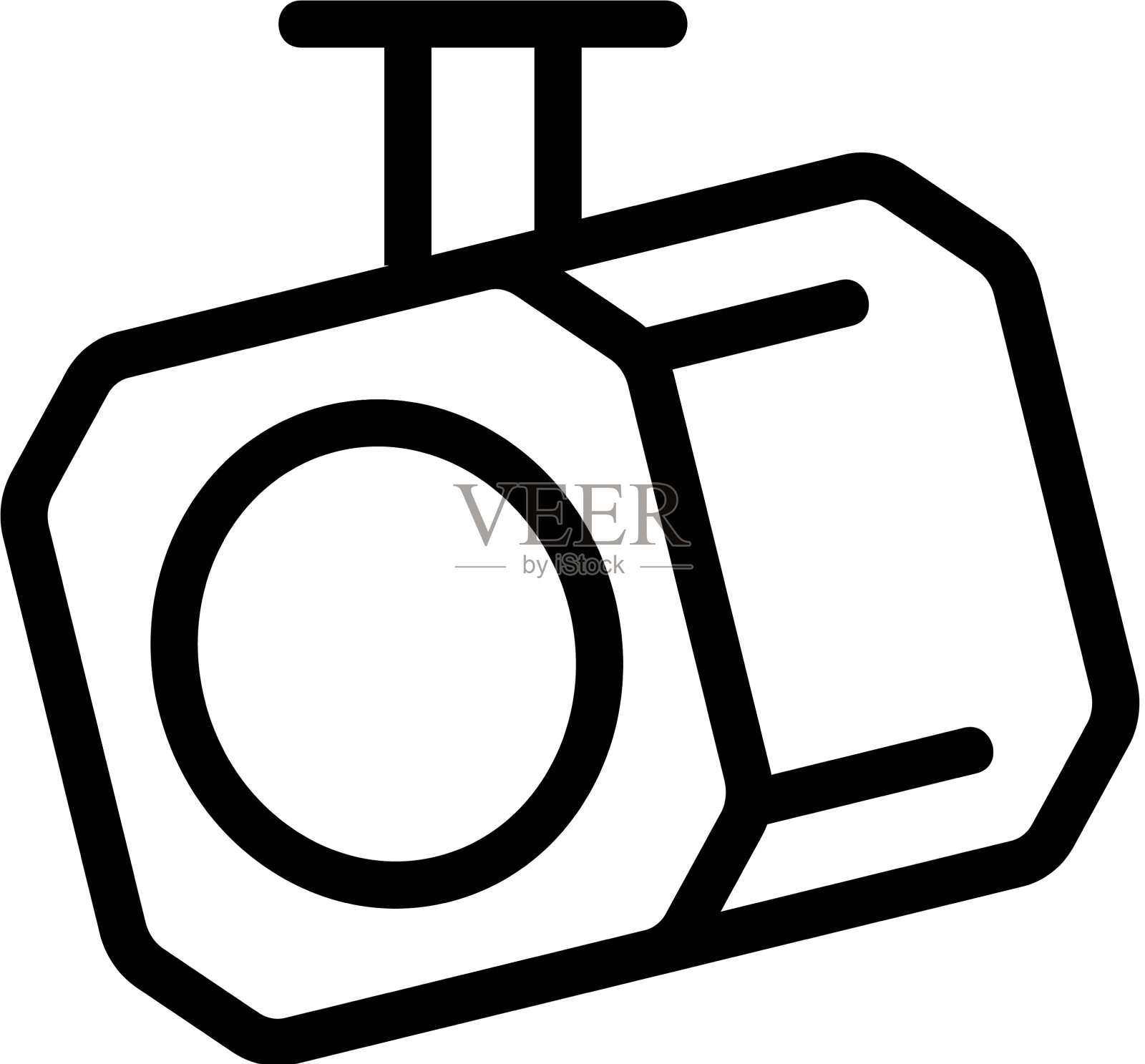 Led聚光灯舞台图标轮廓图标素材