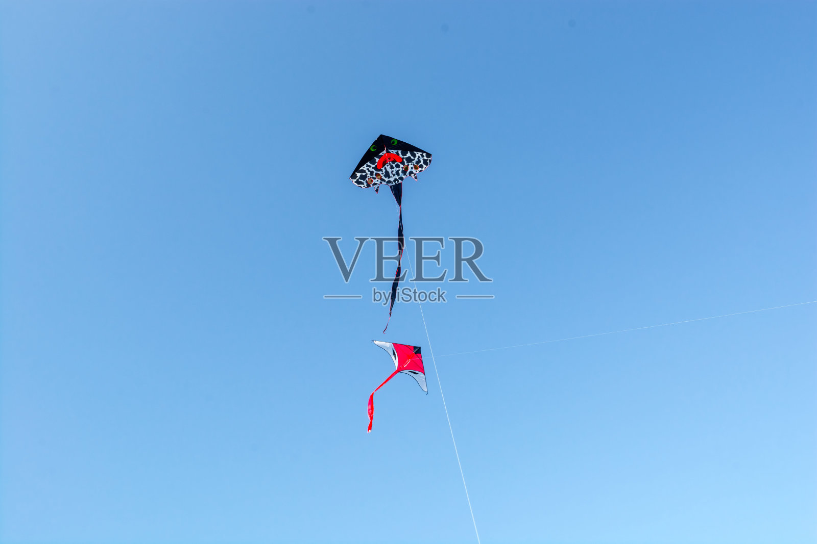 风筝在空中照片摄影图片