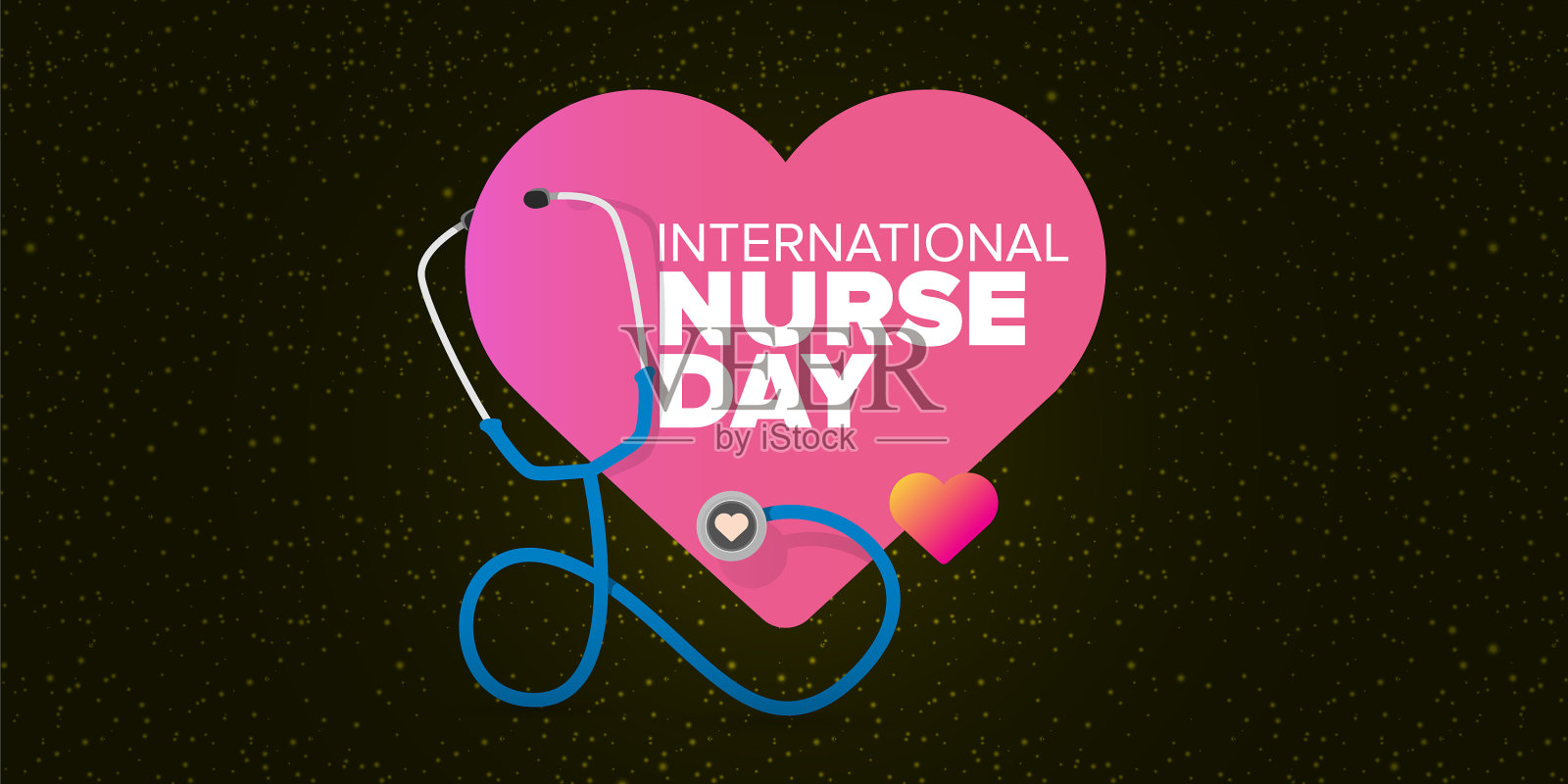 国际护士节贺卡或插画图片素材