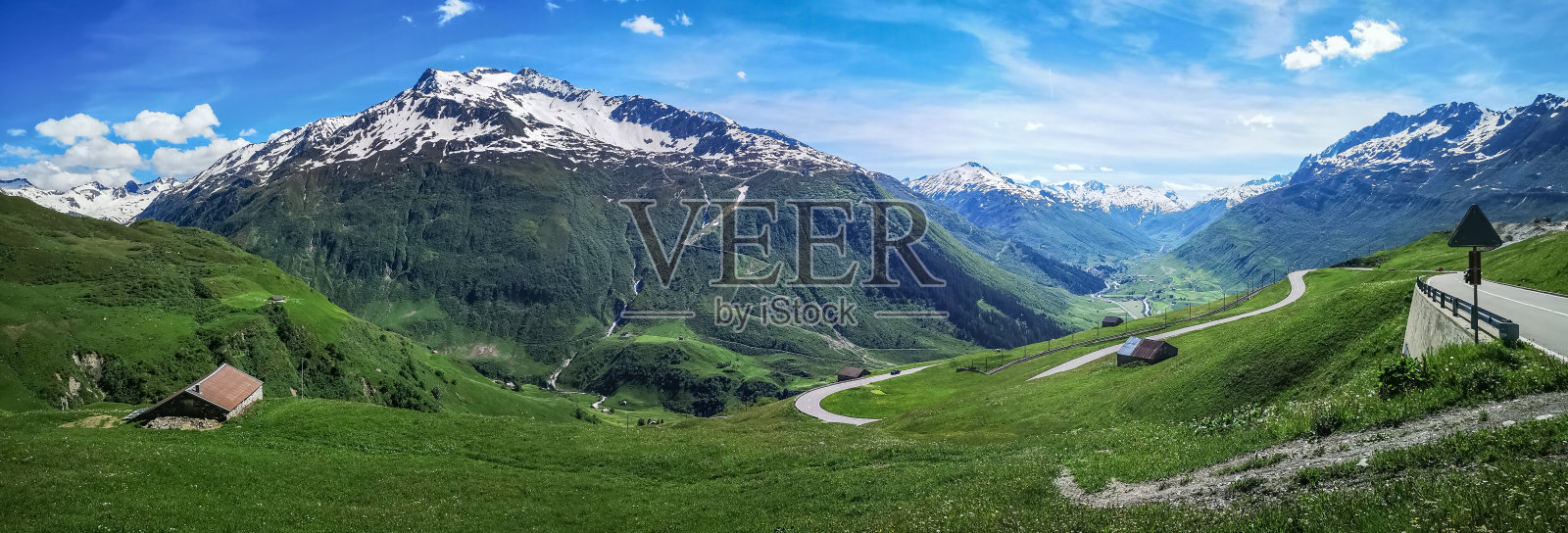 超宽全景的奥伯尔帕斯照片摄影图片