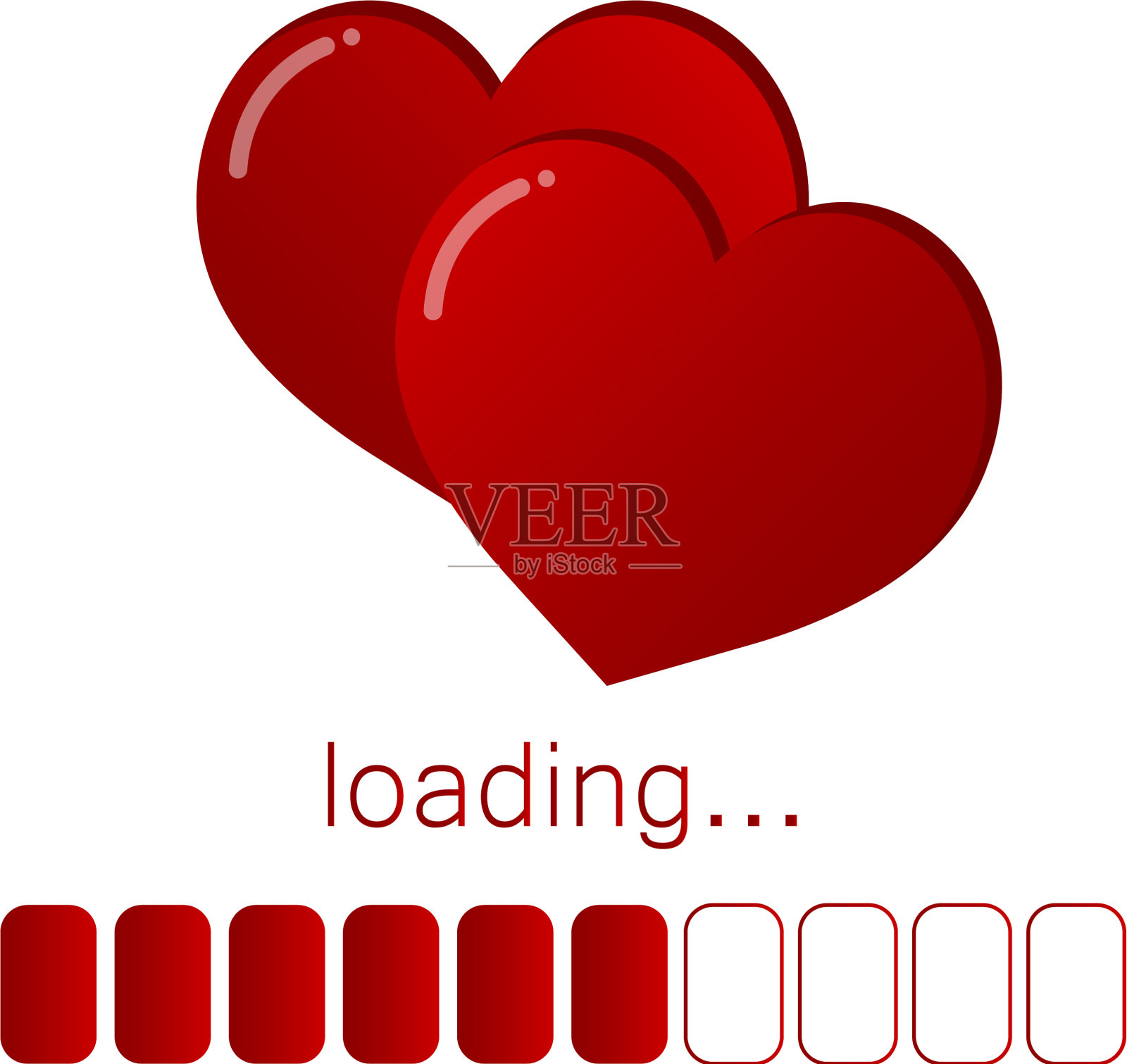 情人节快乐——情人节快到了插画图片素材