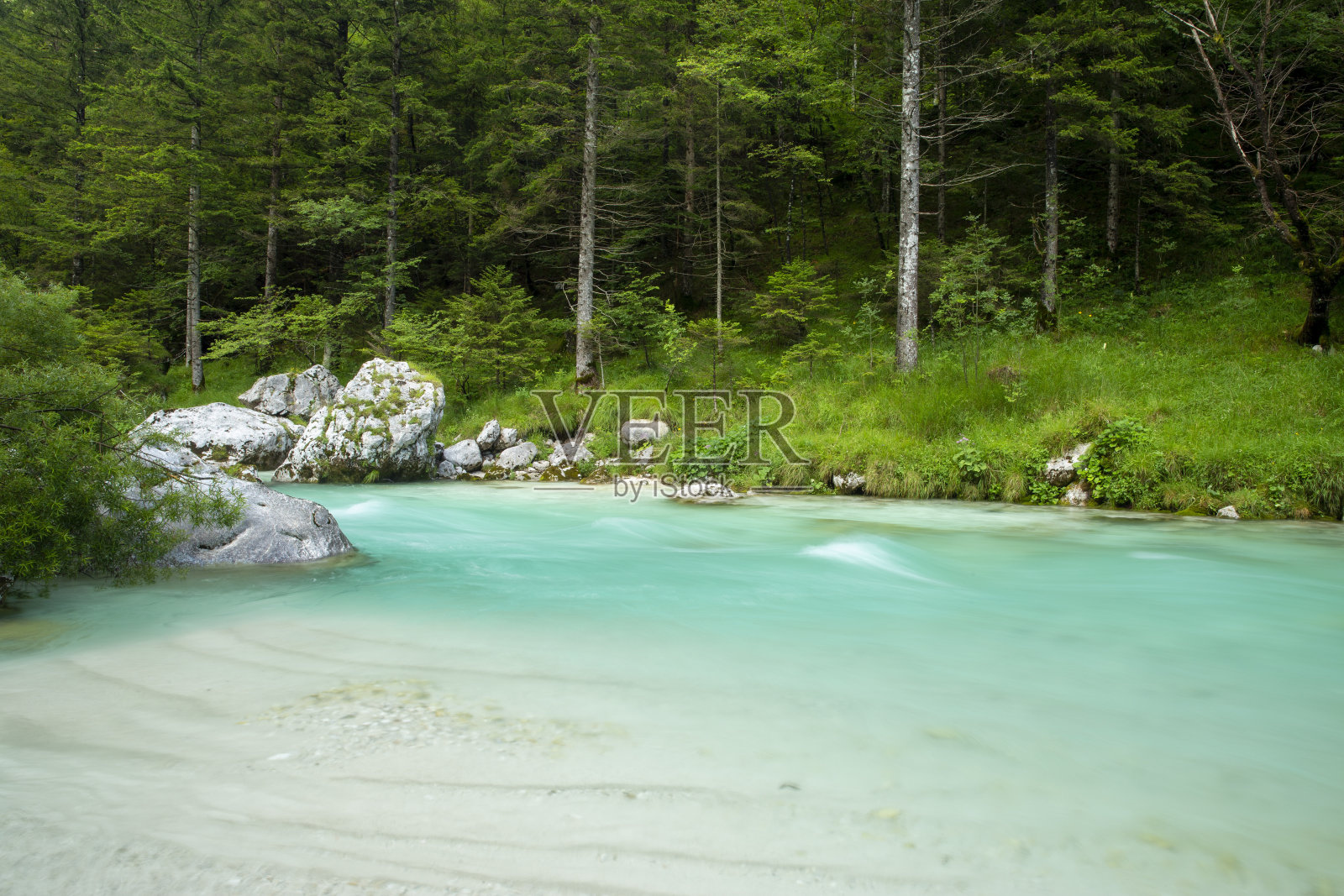 斯洛文尼亚索卡河景观照片摄影图片