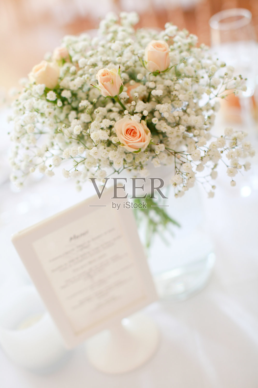 别致的场地和接待桌照片摄影图片