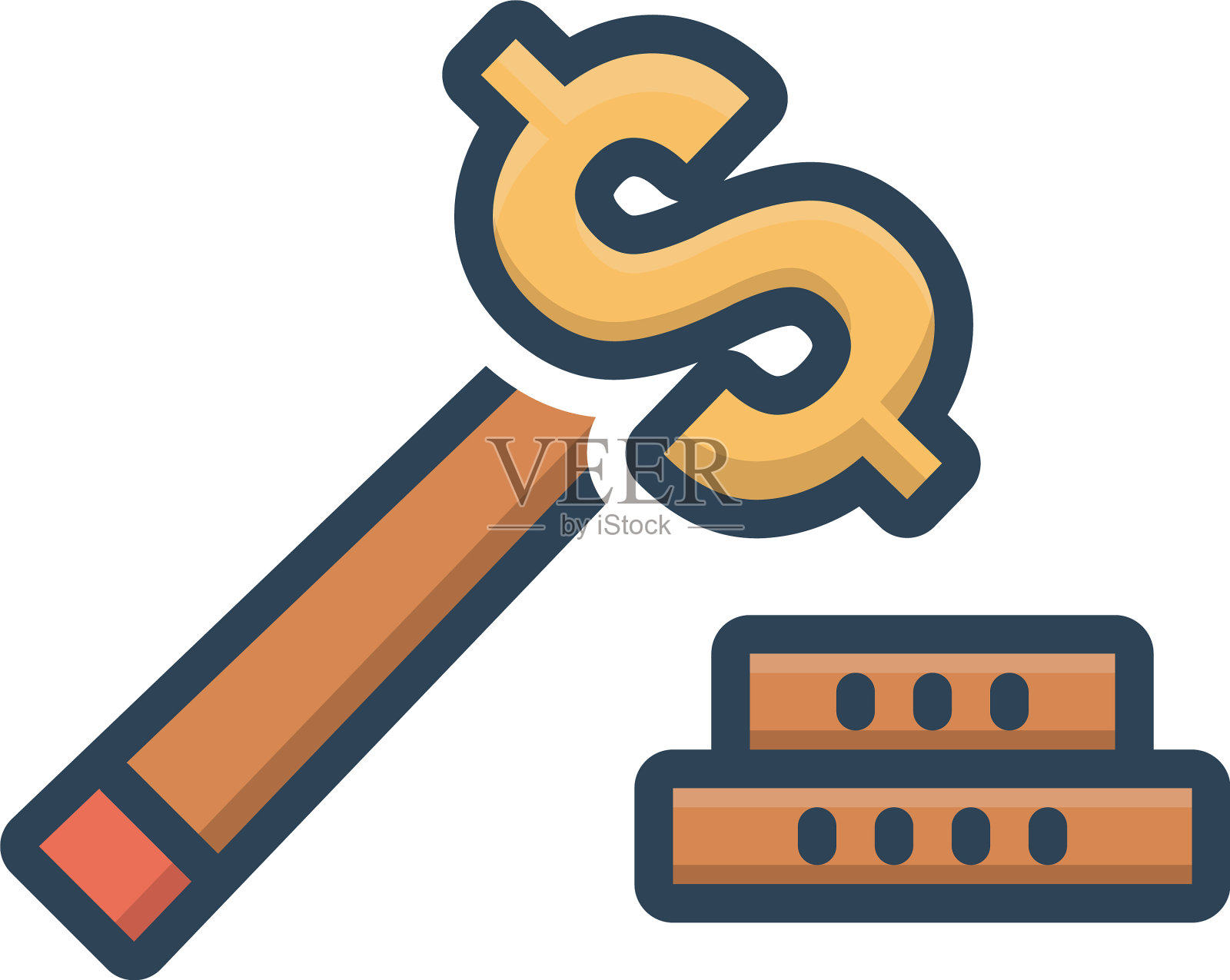 拍卖插画图片素材