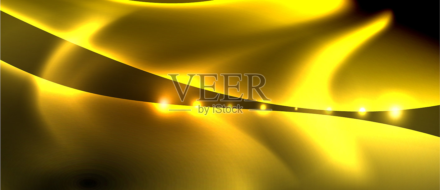 抽象背景光亮设计霓虹波插画图片素材