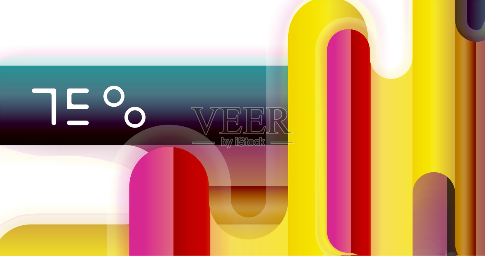 抽象液体线几何背景插画图片素材