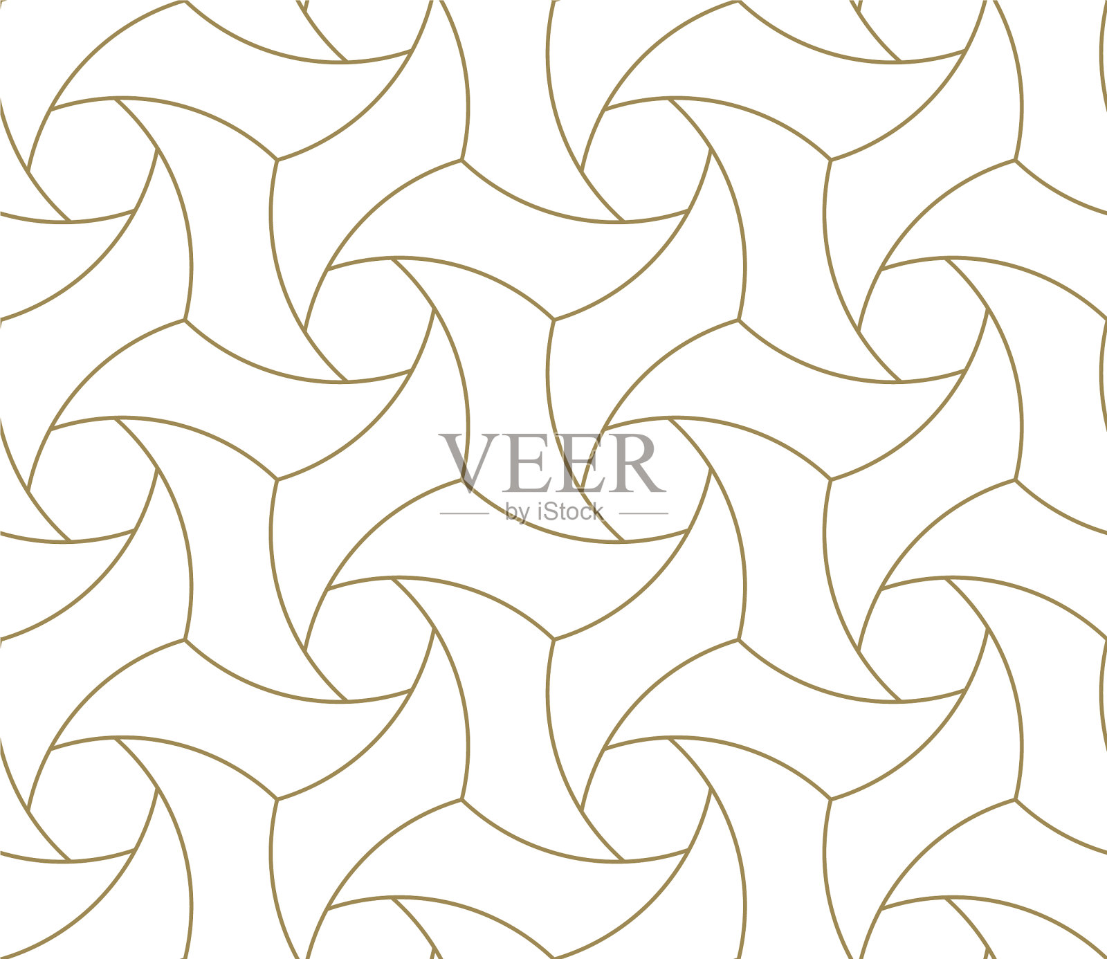 无缝图案与抽象几何线插画图片素材