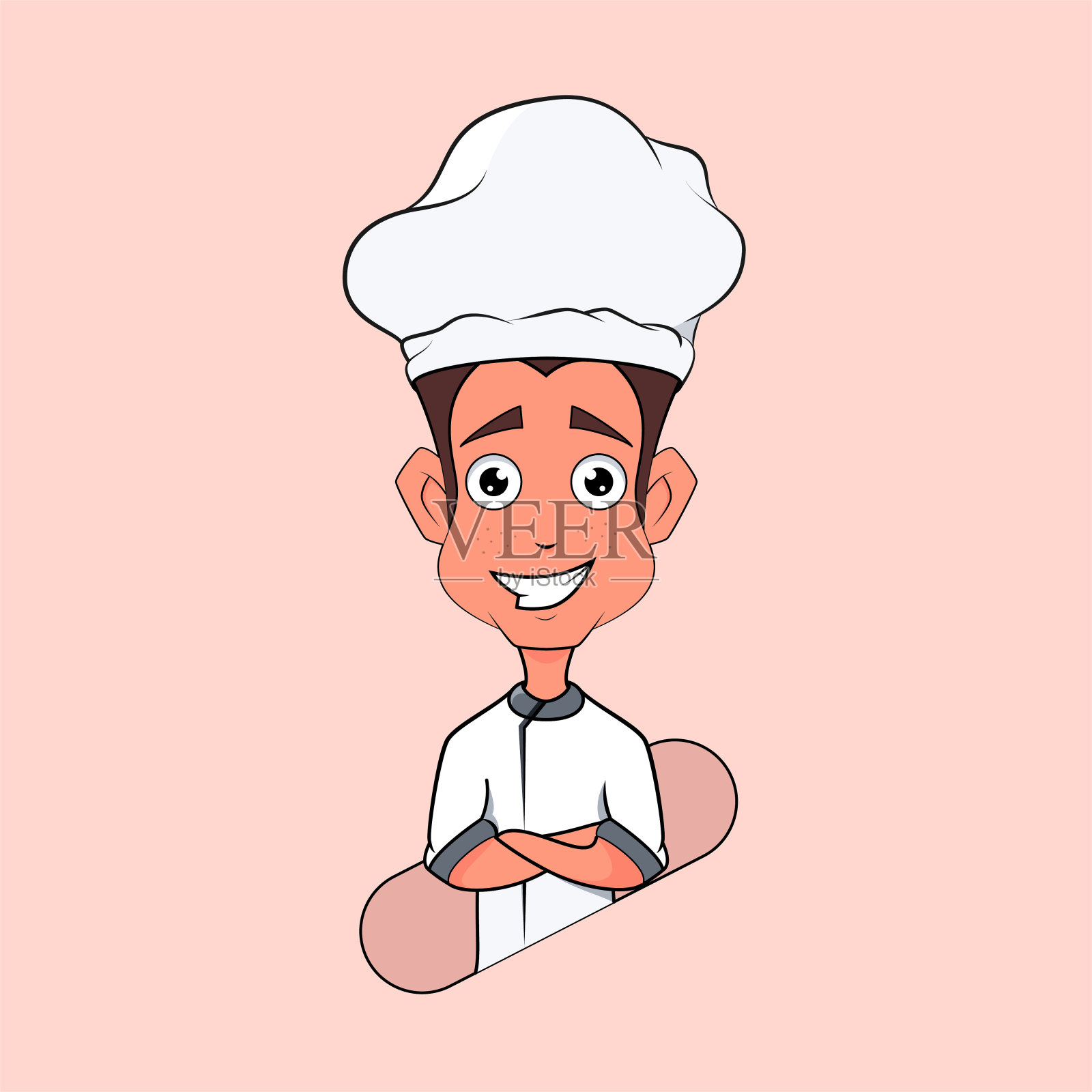 邪恶厨师插画图片素材