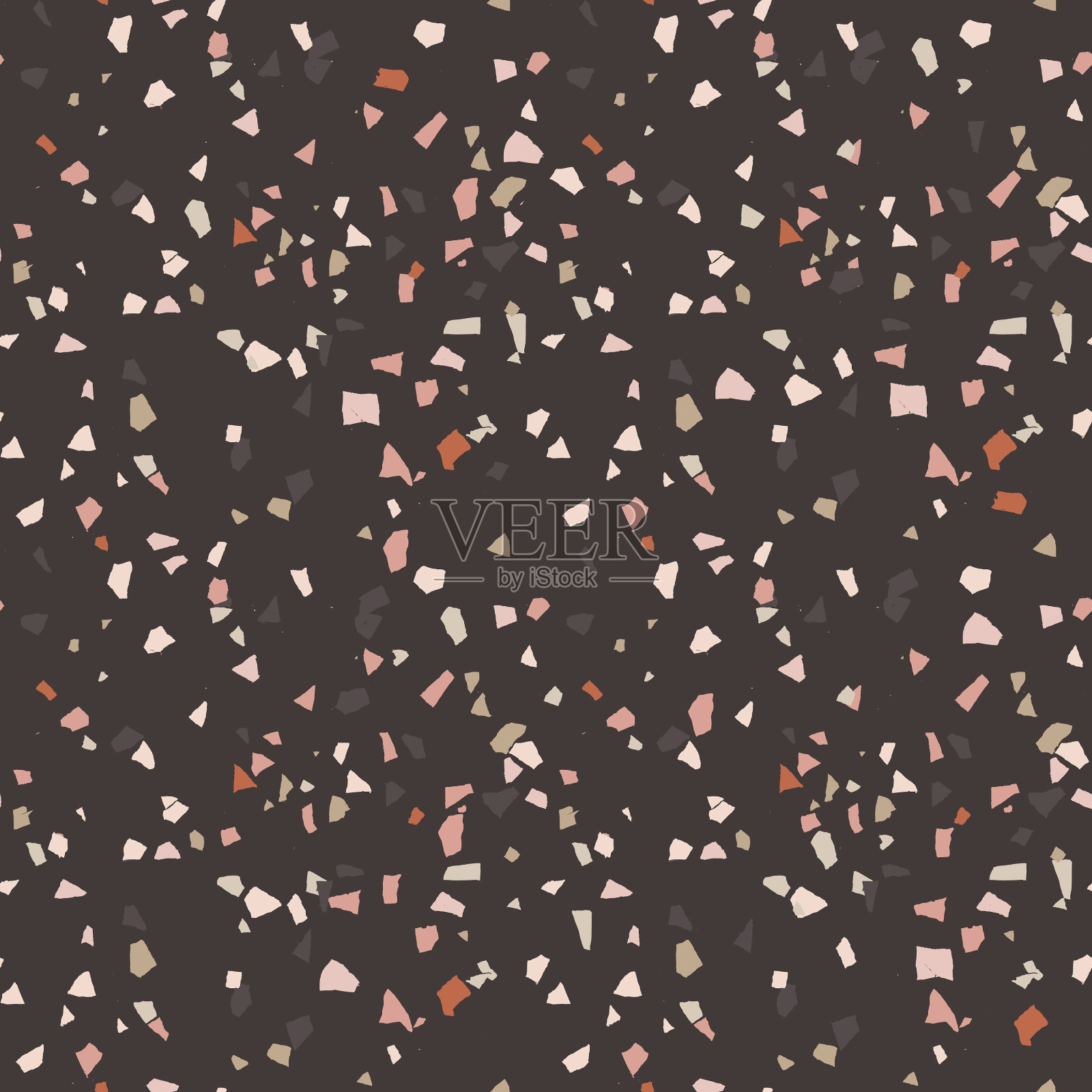 抽象水磨石无缝图案插画图片素材