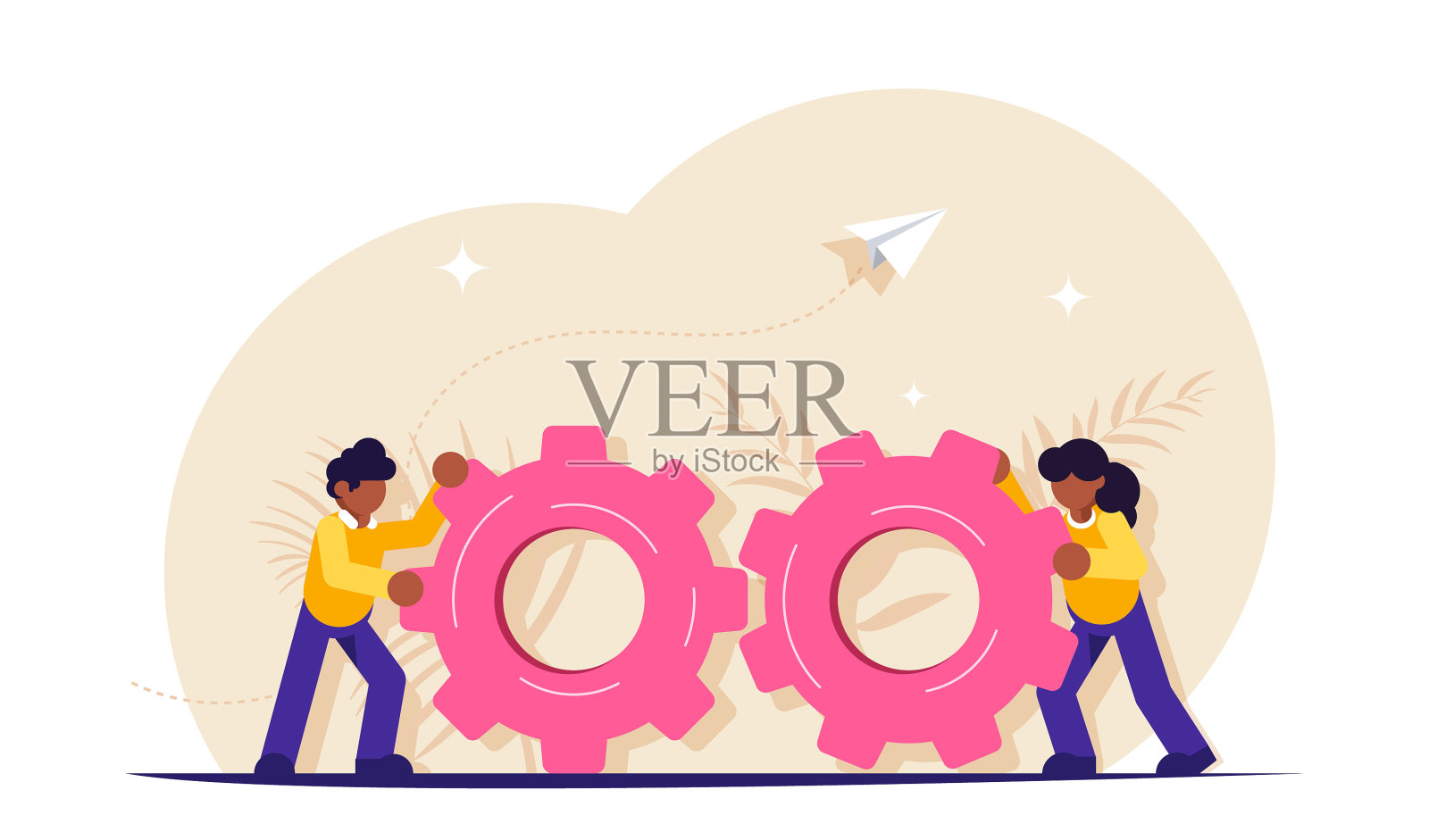 具有良好的团队合作精神设计元素图片