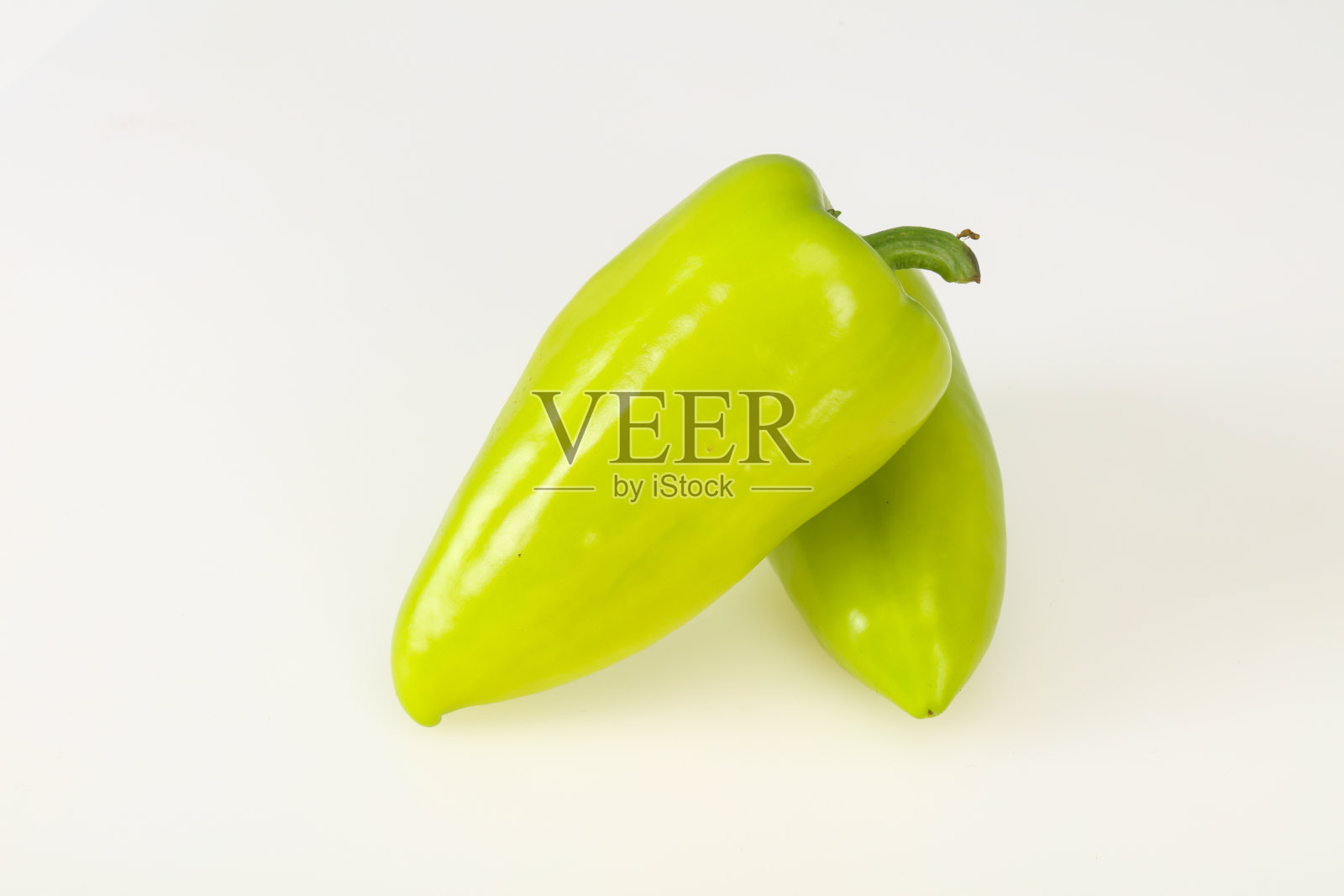 甜青椒孤立在白色上照片摄影图片