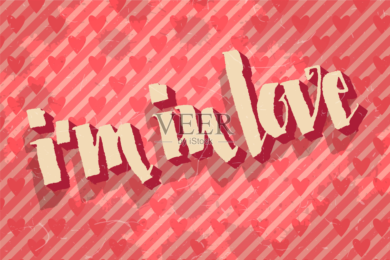 情人节贺卡插画图片素材