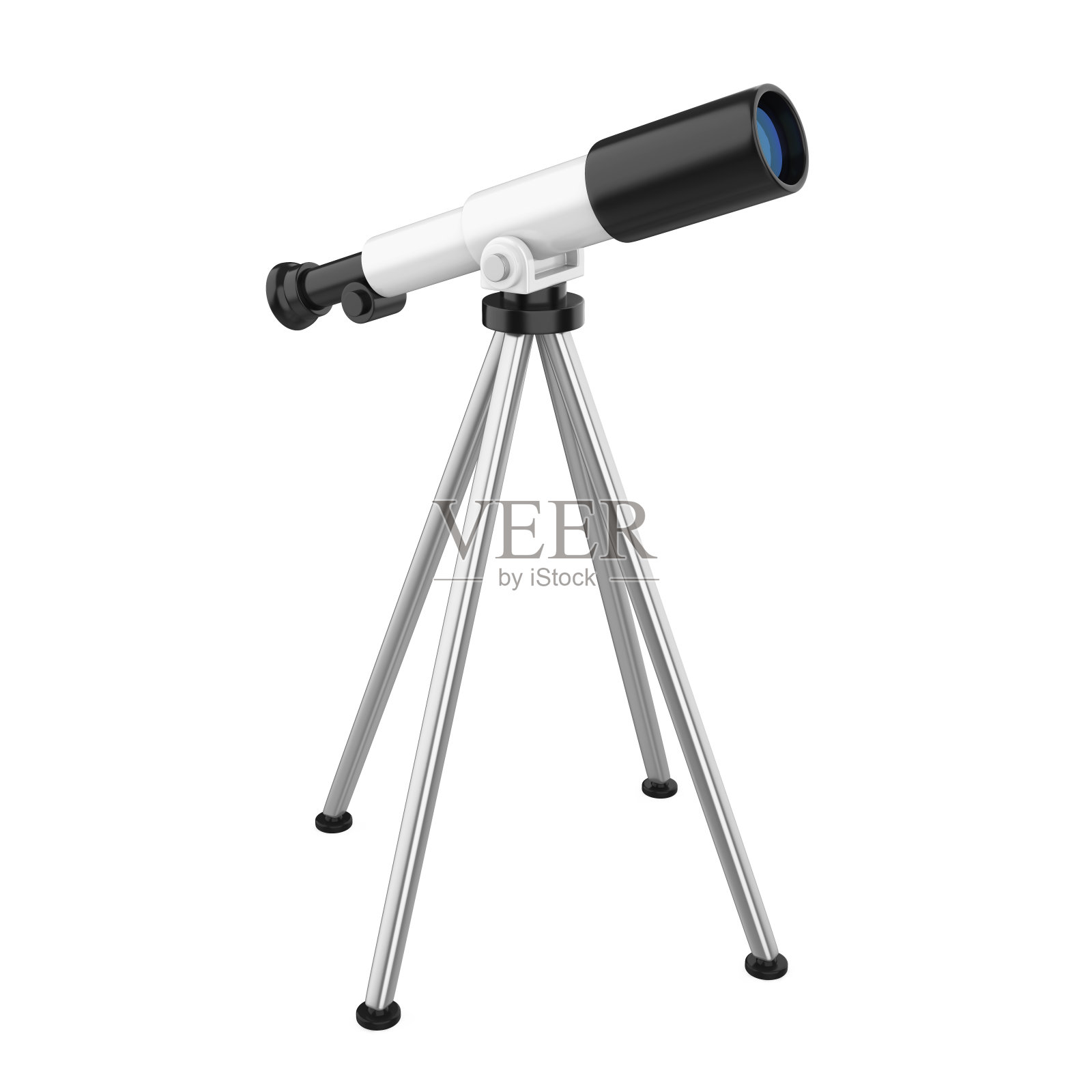 天文望远镜孤立照片摄影图片