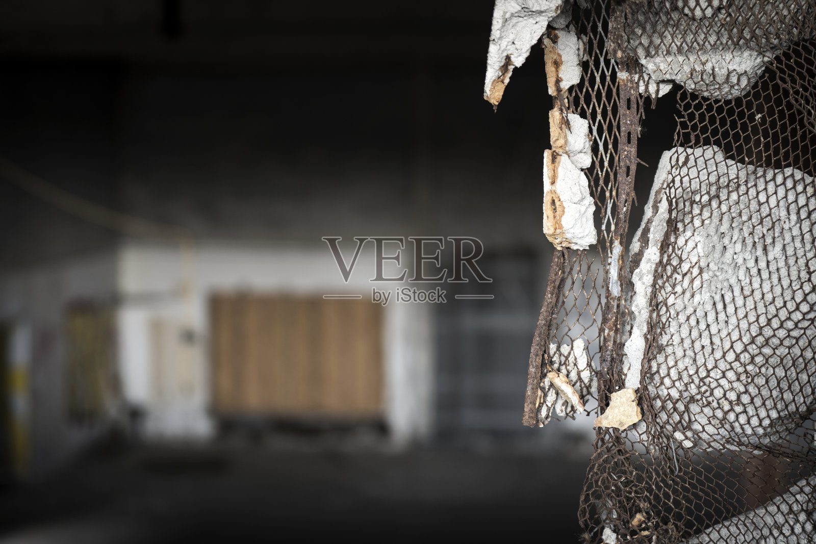 底特律废弃工厂废墟照片摄影图片