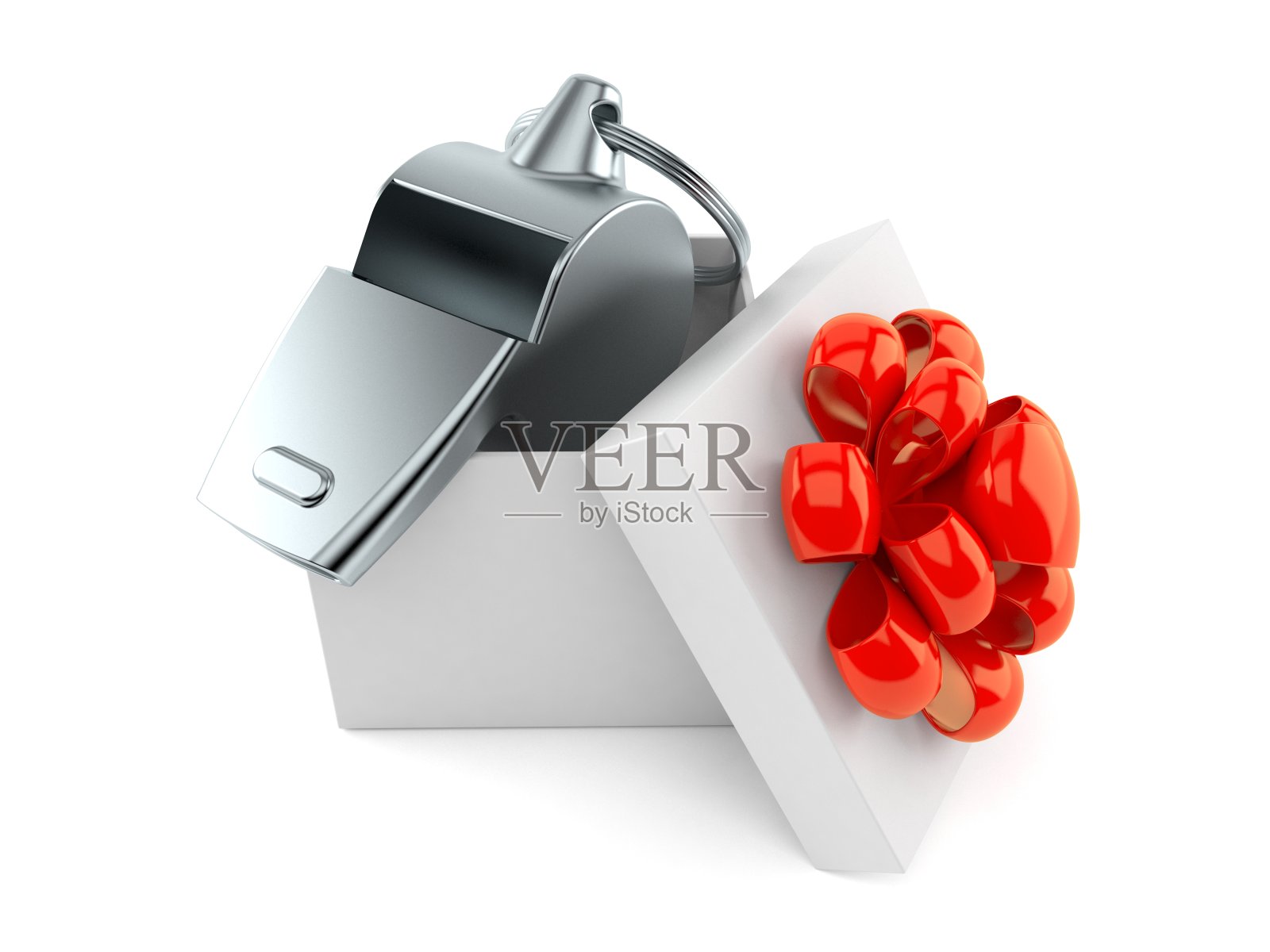 吹口哨在礼物照片摄影图片