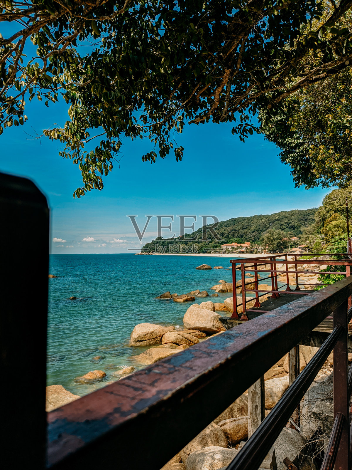 查克丁湾海滩照片摄影图片