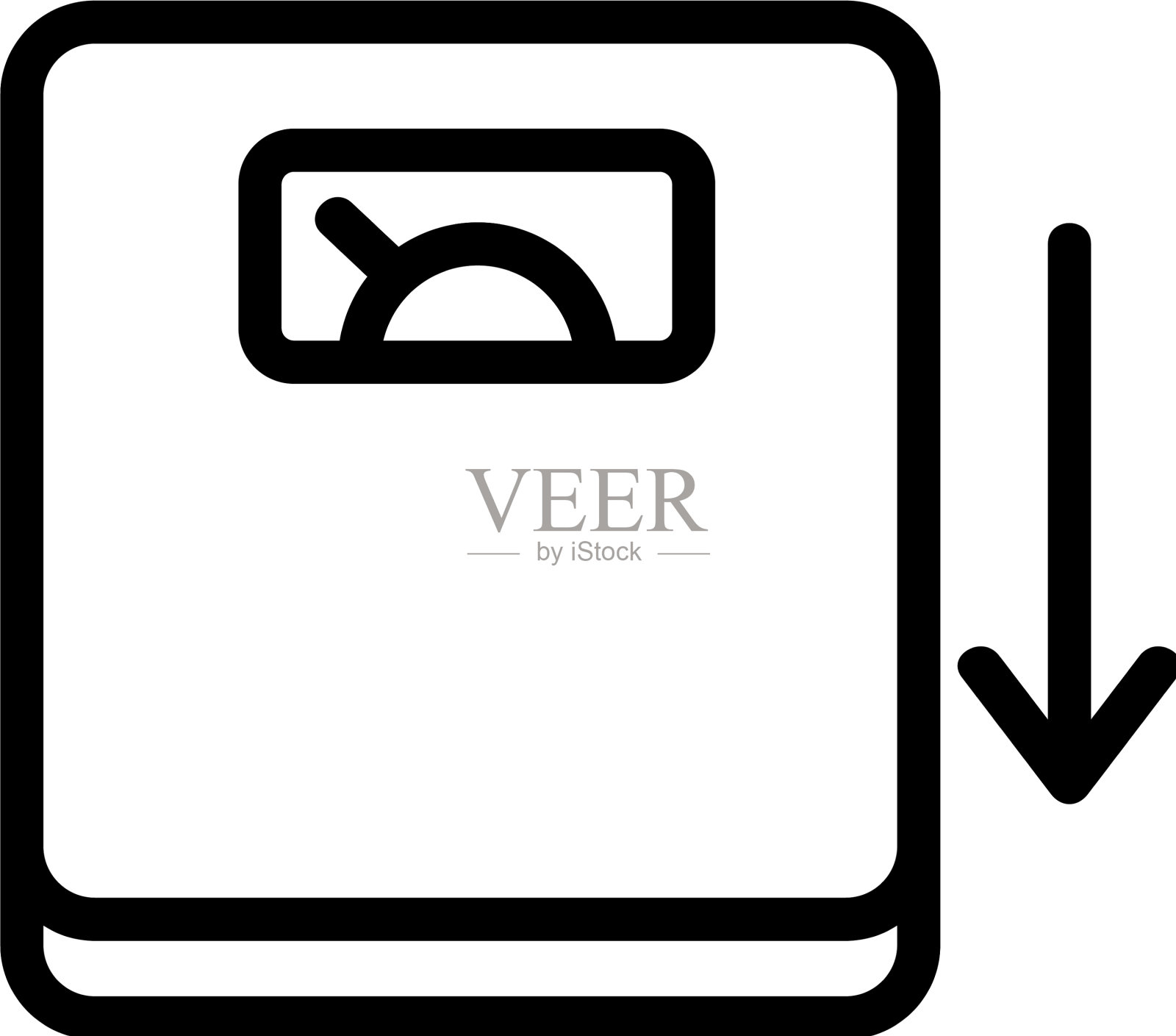 医学实验室图标轮廓图标素材