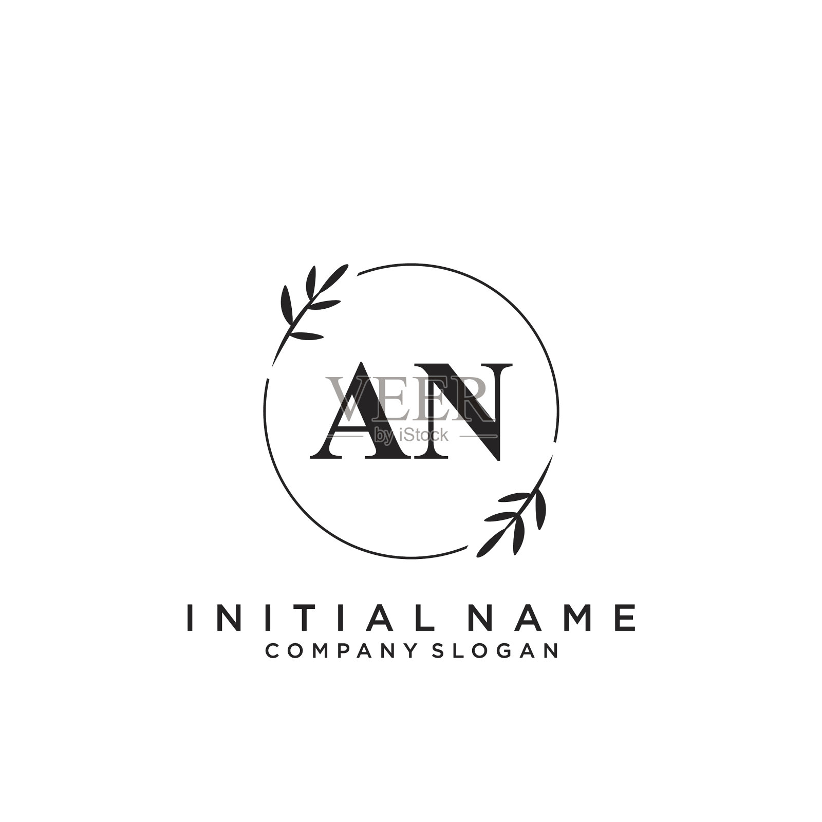 最初的手写标识设计插画图片素材