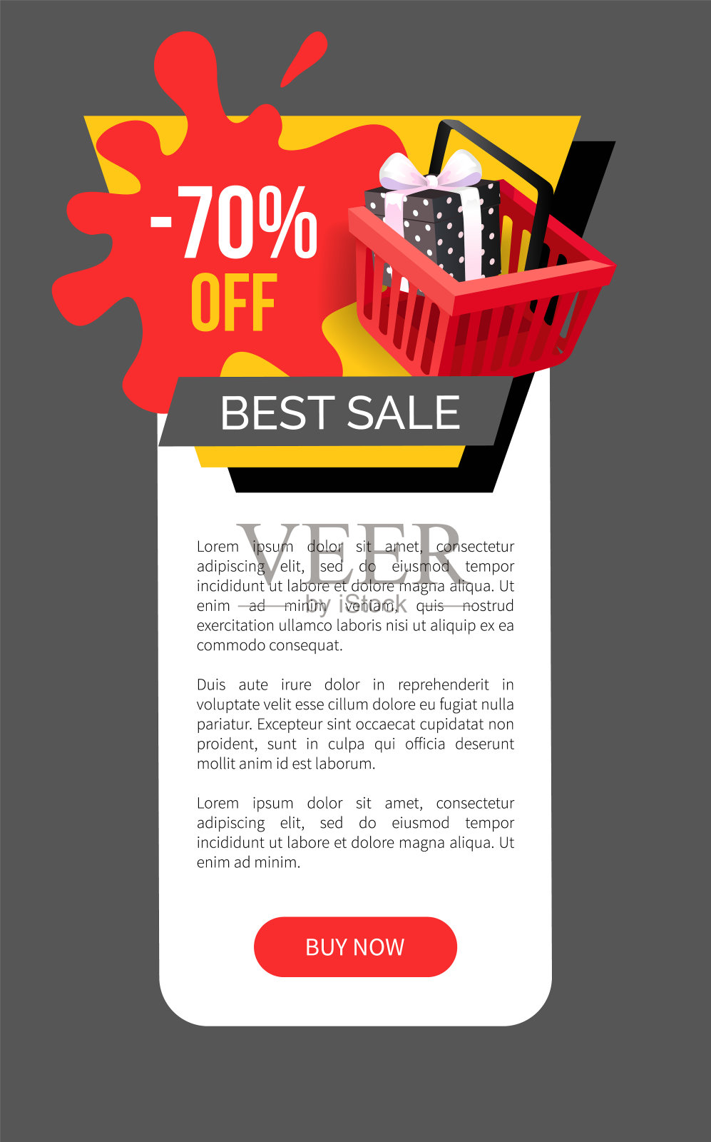 销售七折网页模板购物车设计模板素材