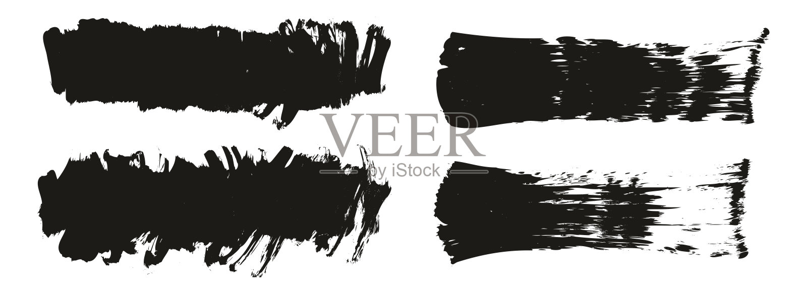 扁平风扇刷粗短背景和直线混合高细节抽象矢量背景混合集插画图片素材