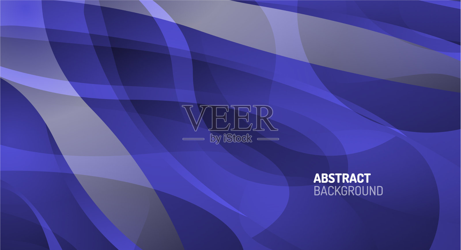 波浪型流体梯度抽象线条插画图片素材