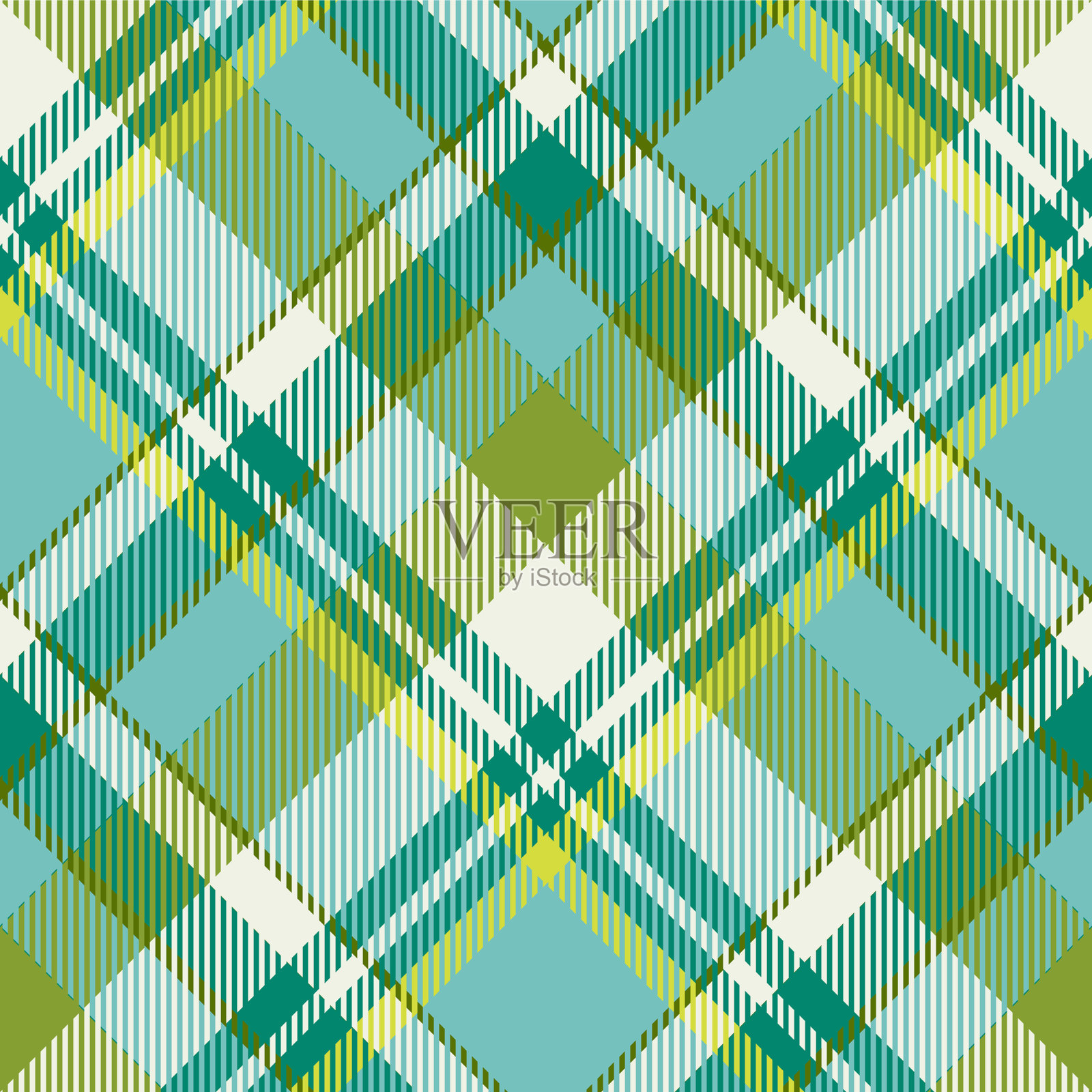 苏格兰格子无缝格子图案复古插画图片素材