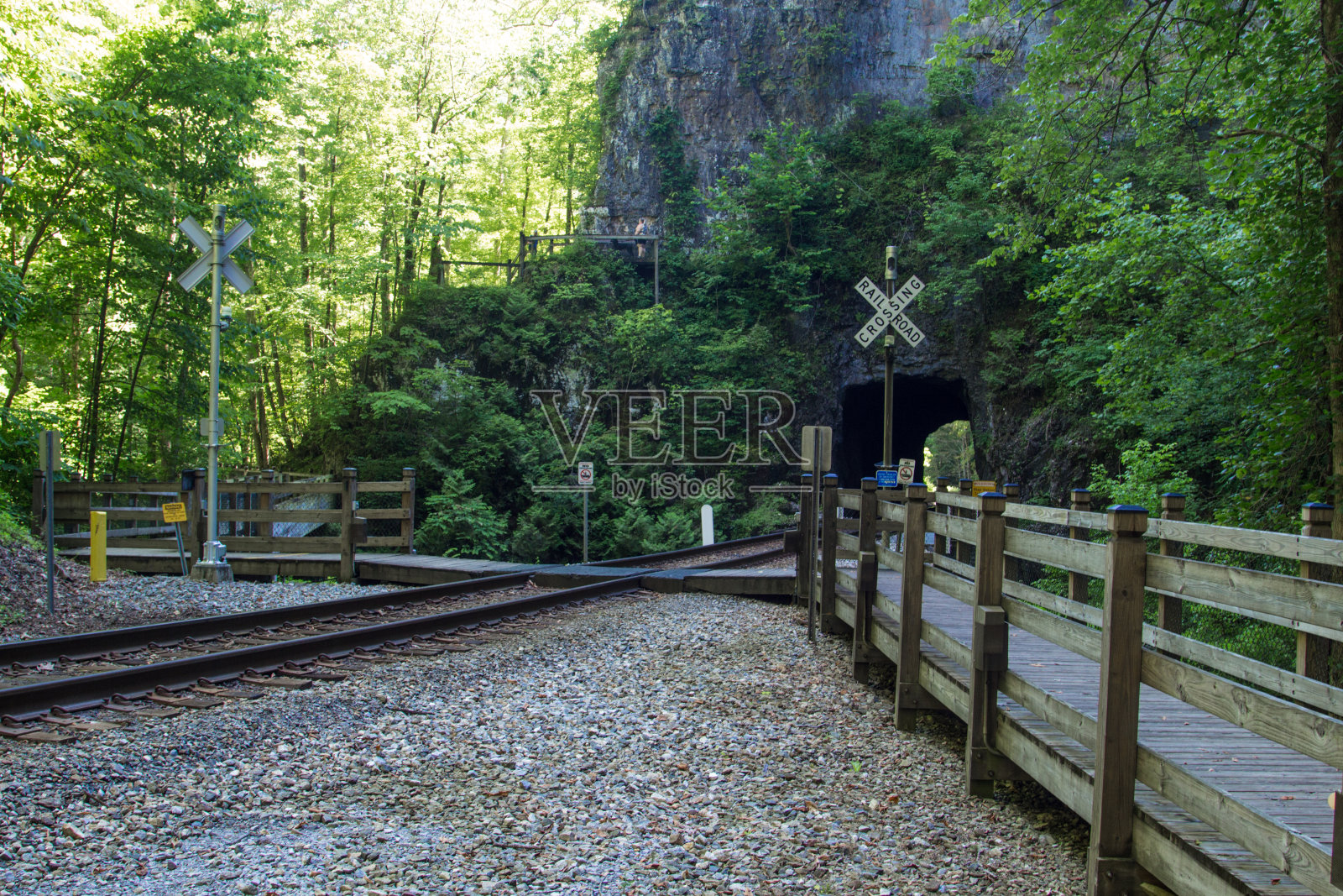 弗吉尼亚州的自然隧道州立公园铁路隧道照片摄影图片