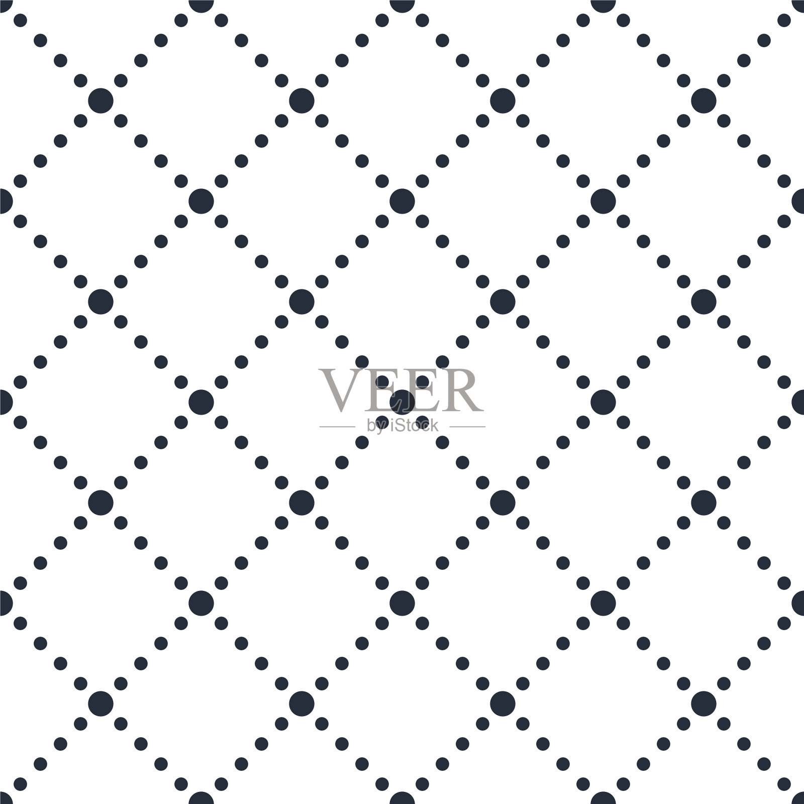 无缝交叉点线几何图案插画图片素材