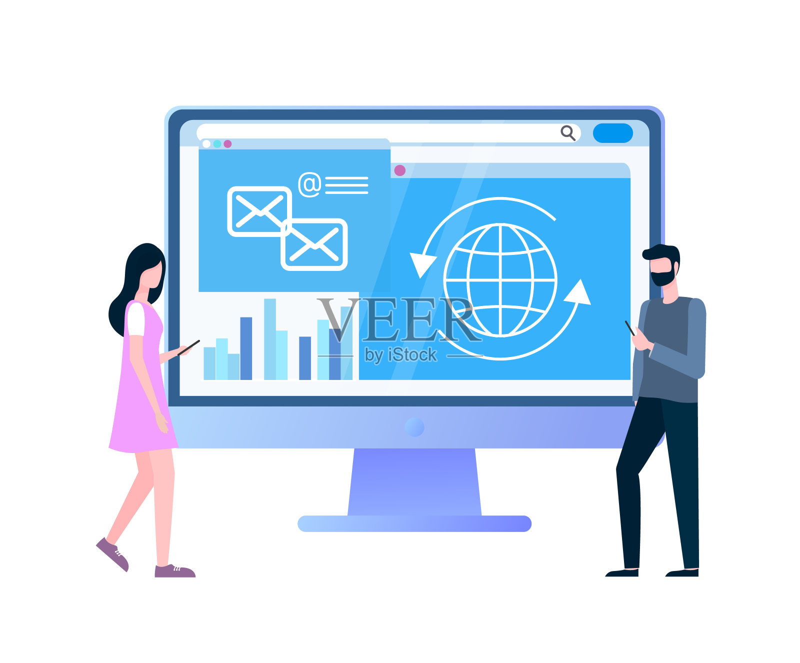 财务报表分析。实现业务解决方案。扩展你的业务设计模板素材