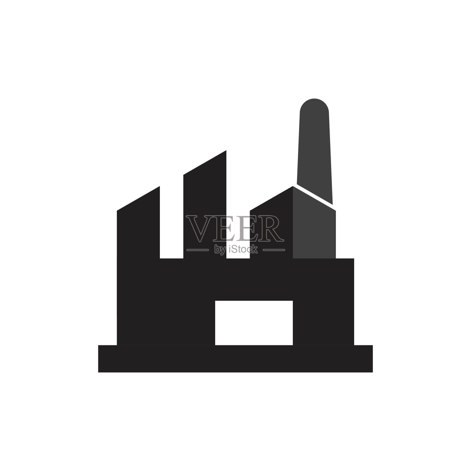 厂房工业插画图片素材