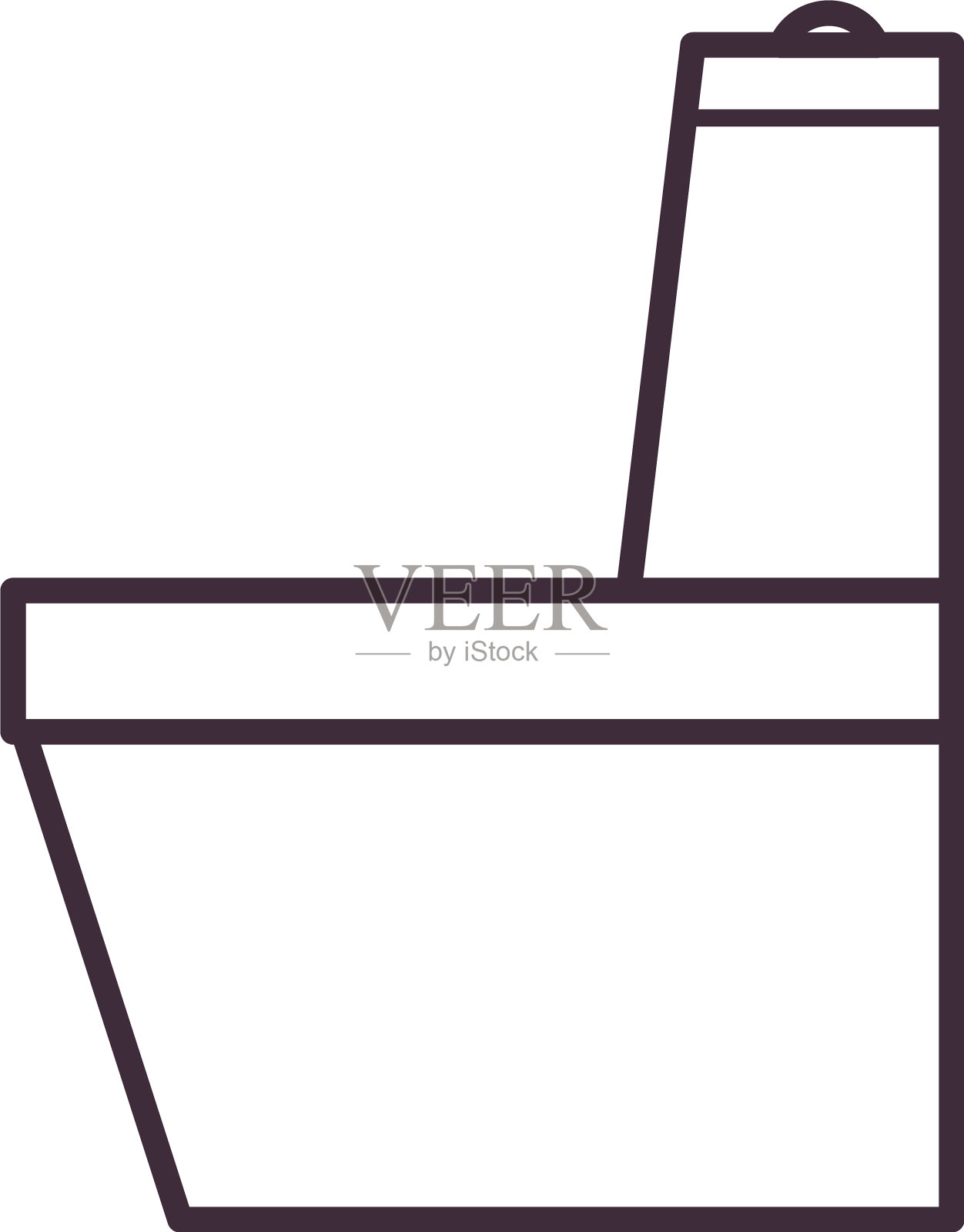 隔离式卫生间线条风格图标设计设计元素图片