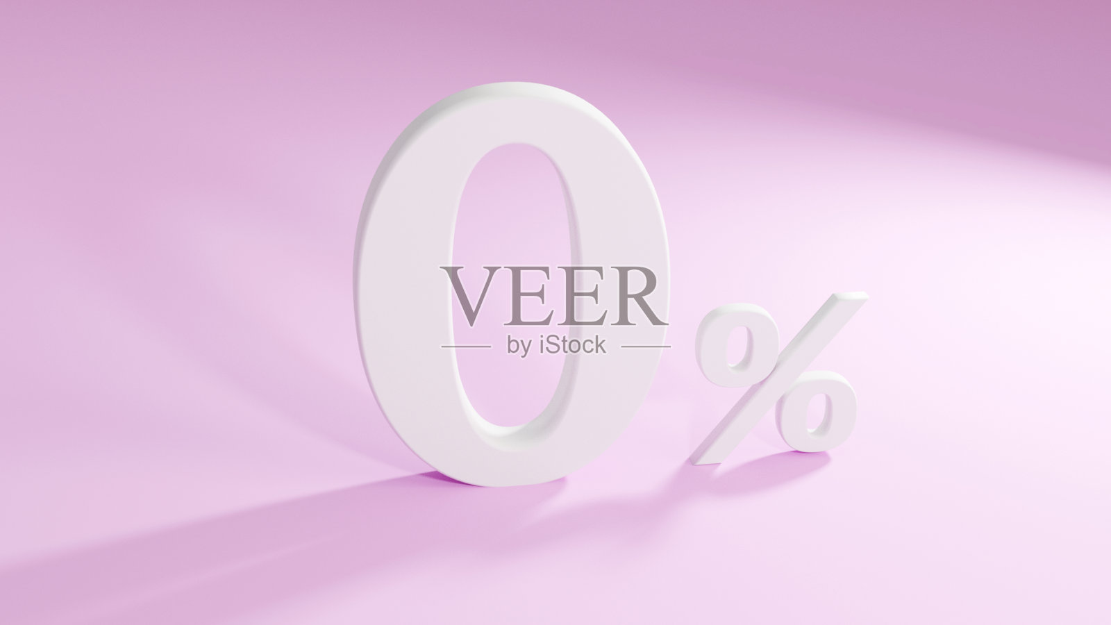 白色孤立在带有阴影的粉红色背景上。3 d渲染。照片摄影图片