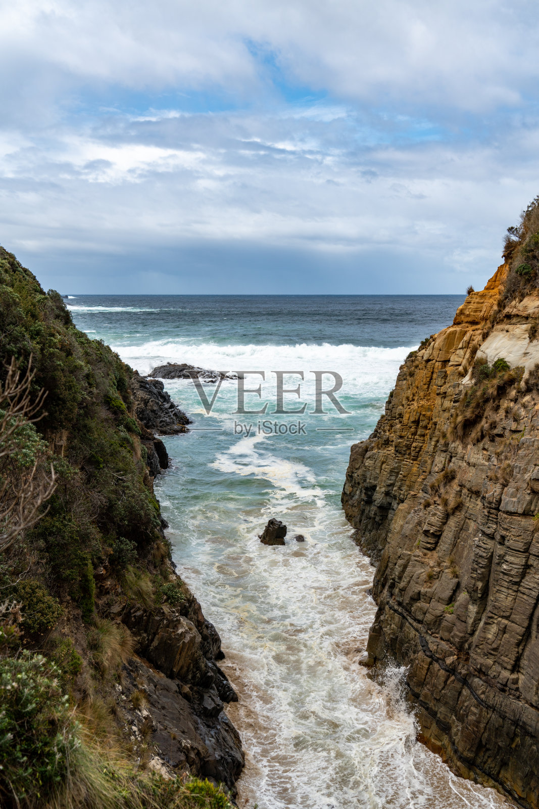 澳大利亚塔斯马尼亚阿瑟港，梅因贡湾瞭望台照片摄影图片