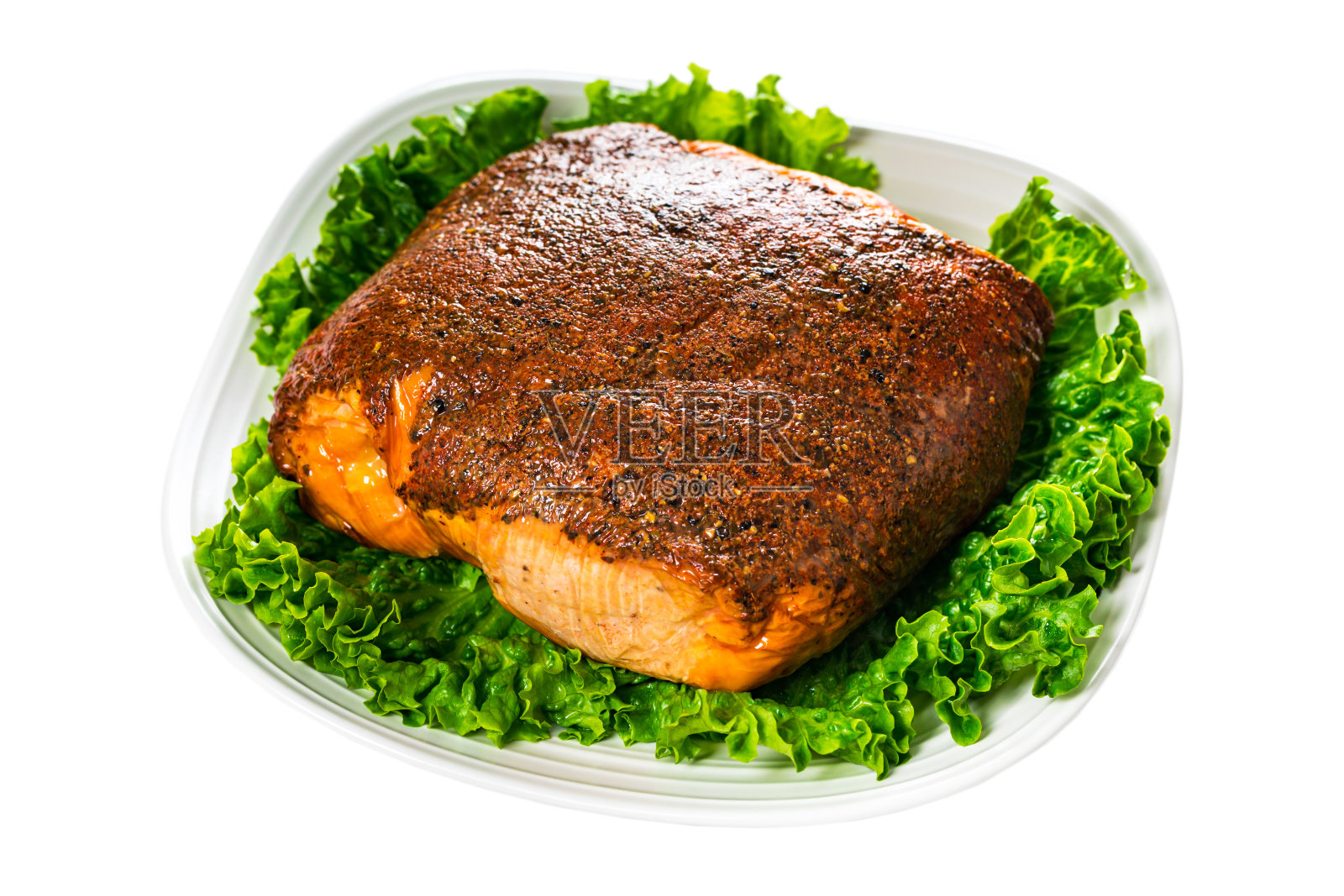 法式烤火鸡胸肉熟食午餐肉照片摄影图片