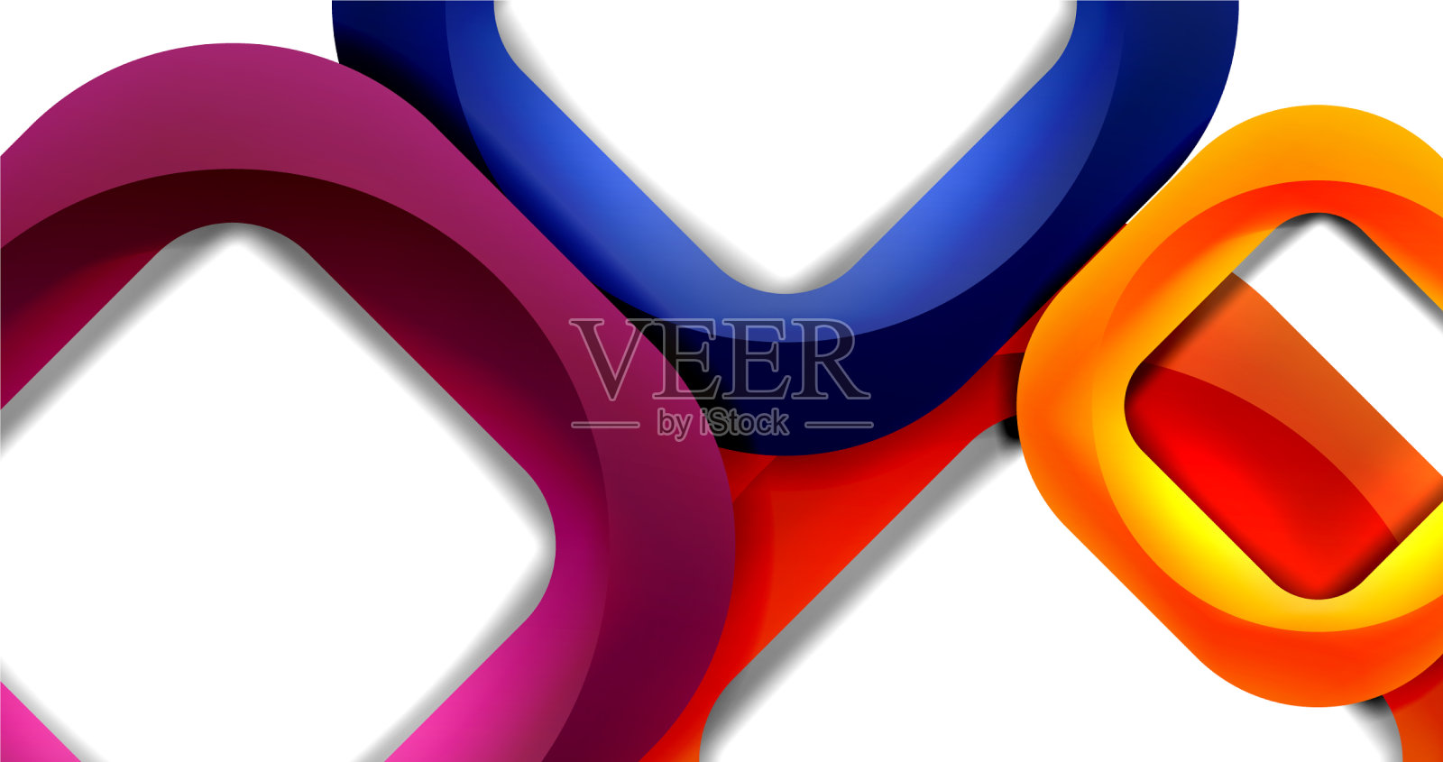 正方形几何抽象背景插画图片素材