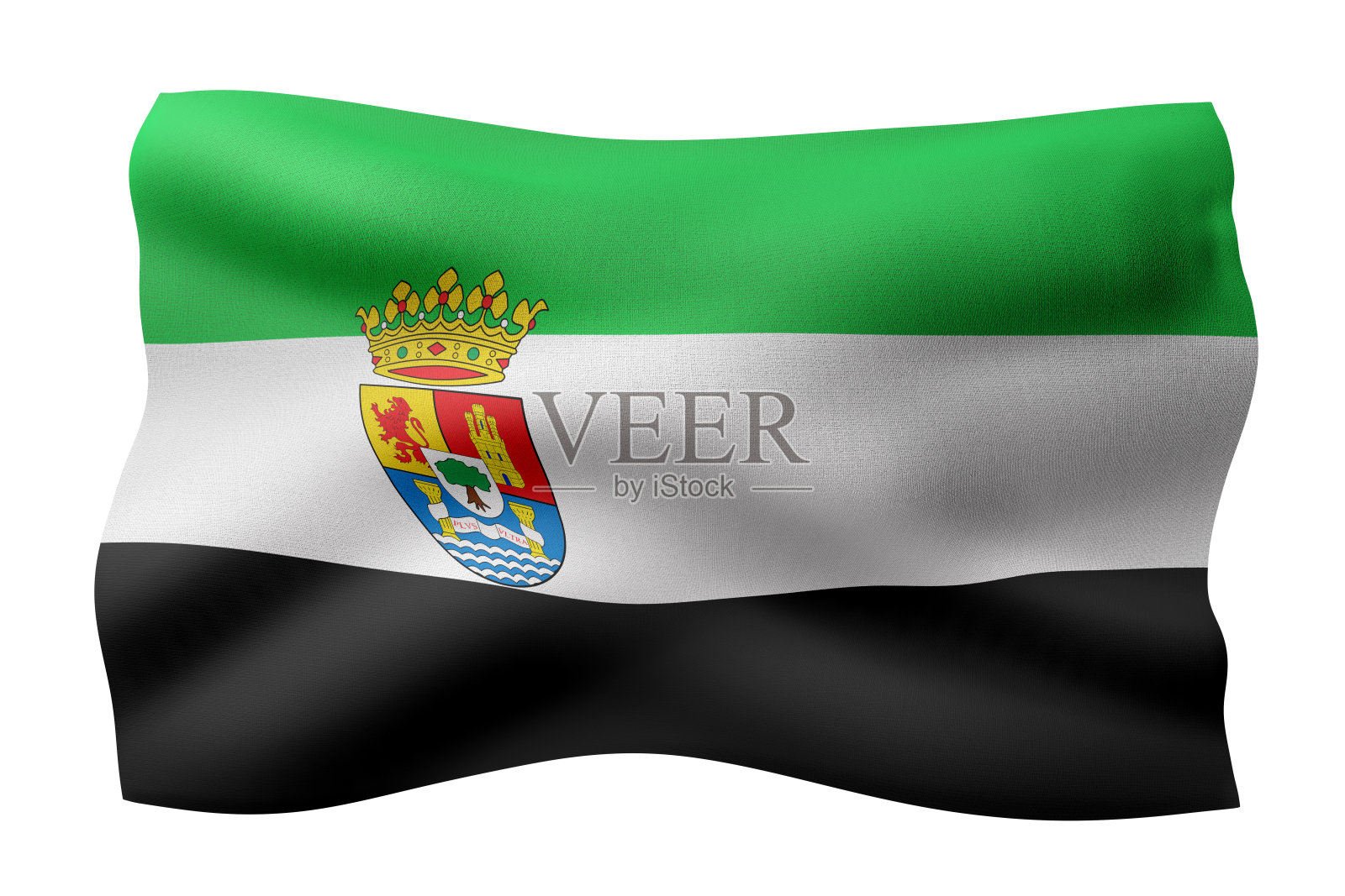 3d Extremadura地区旗帜照片摄影图片