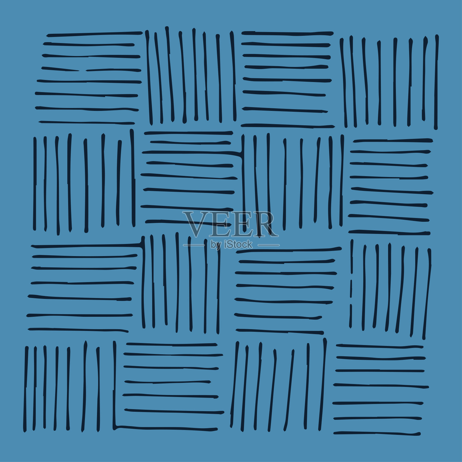 背景，颜色趋势2020。矢量插图的调色板和手写笔触。插画图片素材