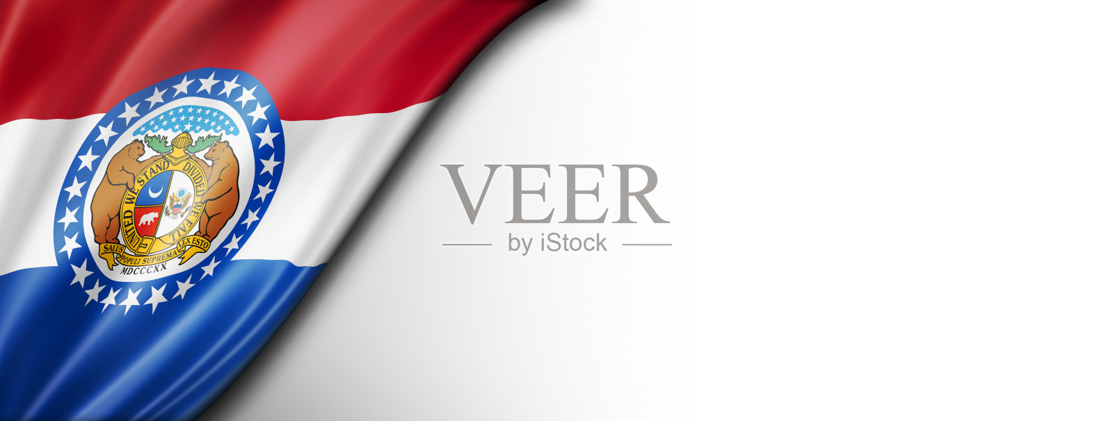 美国密苏里州旗帜banner照片摄影图片