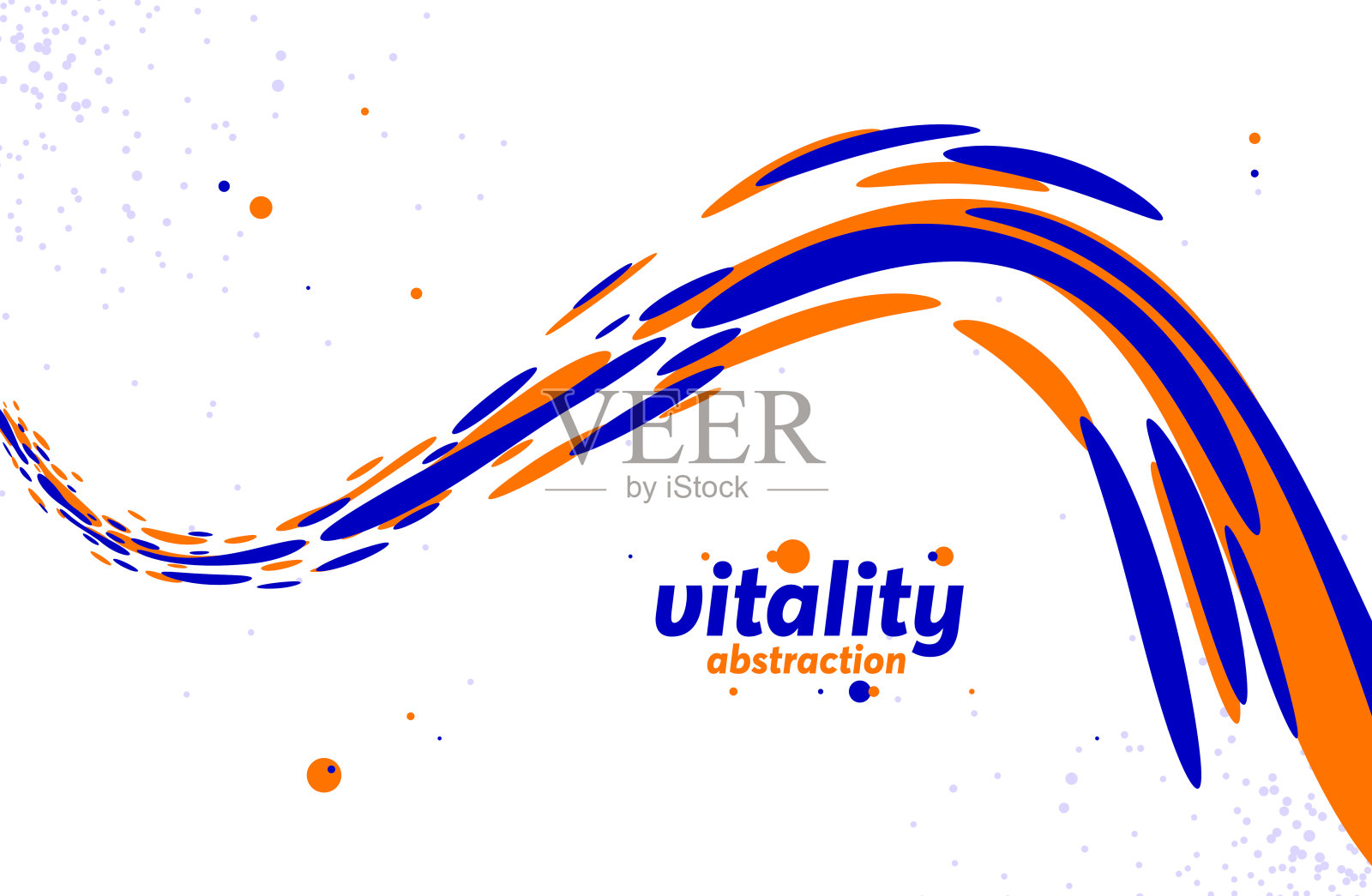 抽象曲线线和流体形状矢量背景，动态能量流，弯曲波浪形状流动的3D透视模板的封面或海报，广告或打印。插画图片素材