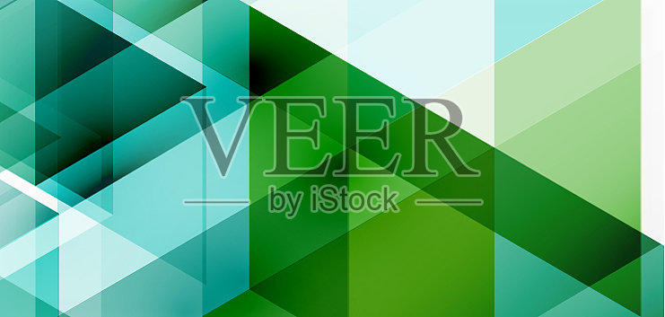 几何抽象背景马赛克三角形和插画图片素材