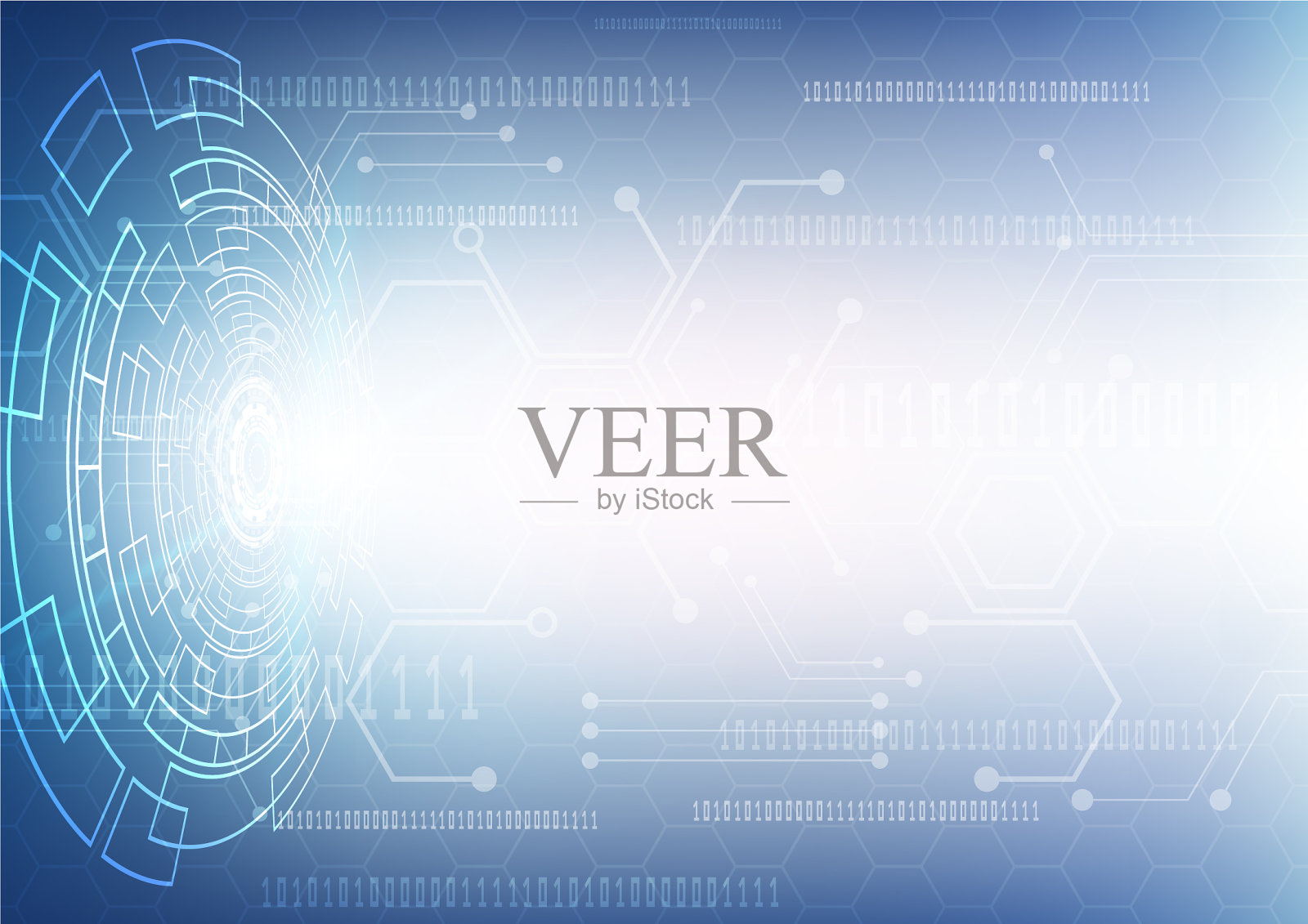 具有高科技数字电路技术背景插画图片素材