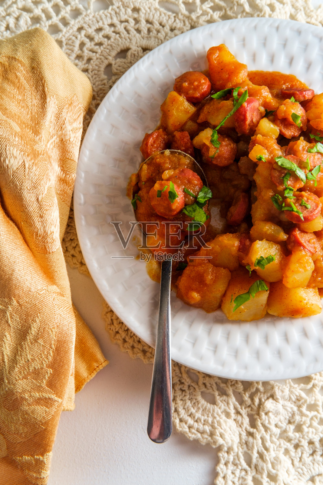 匈牙利土豆炖菜照片摄影图片