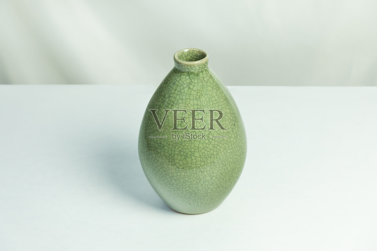 绿瓷瓶隔离照片摄影图片